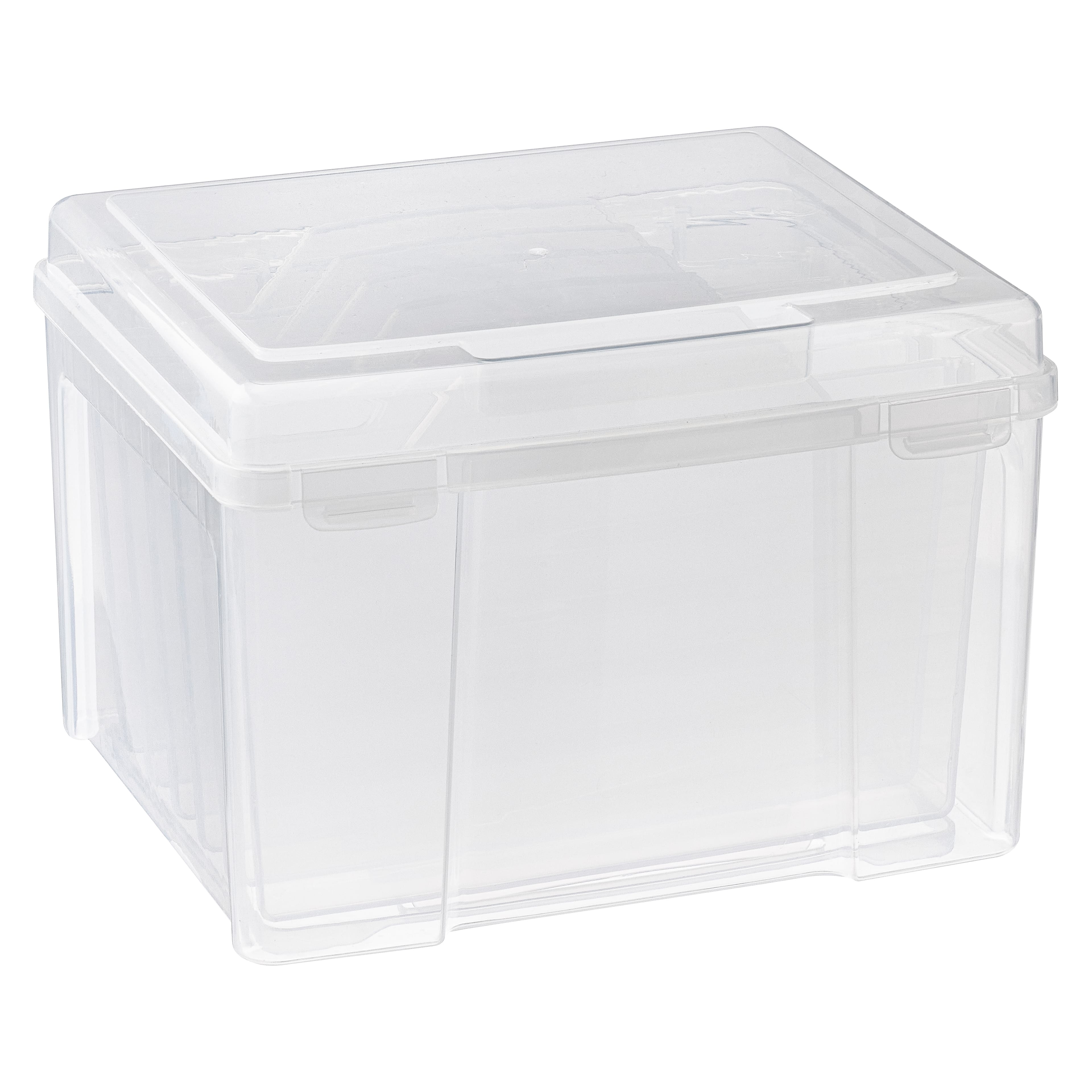 Primst Storage Box with Building Baseplate Lid and Removable Tray Craft  Organizers and Storage, Clear Storage Container for Organizing Building  Brick