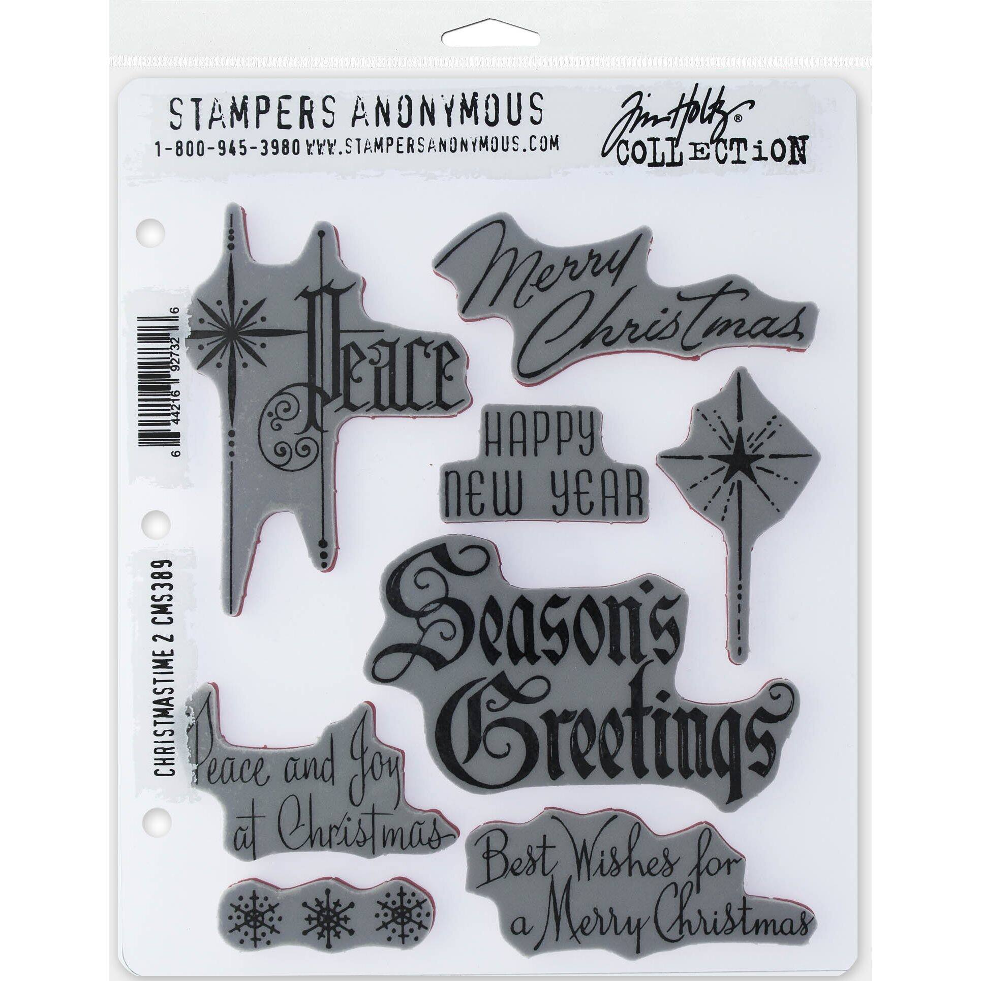 Tim Holtz 'Christmas Time' Stamps 
