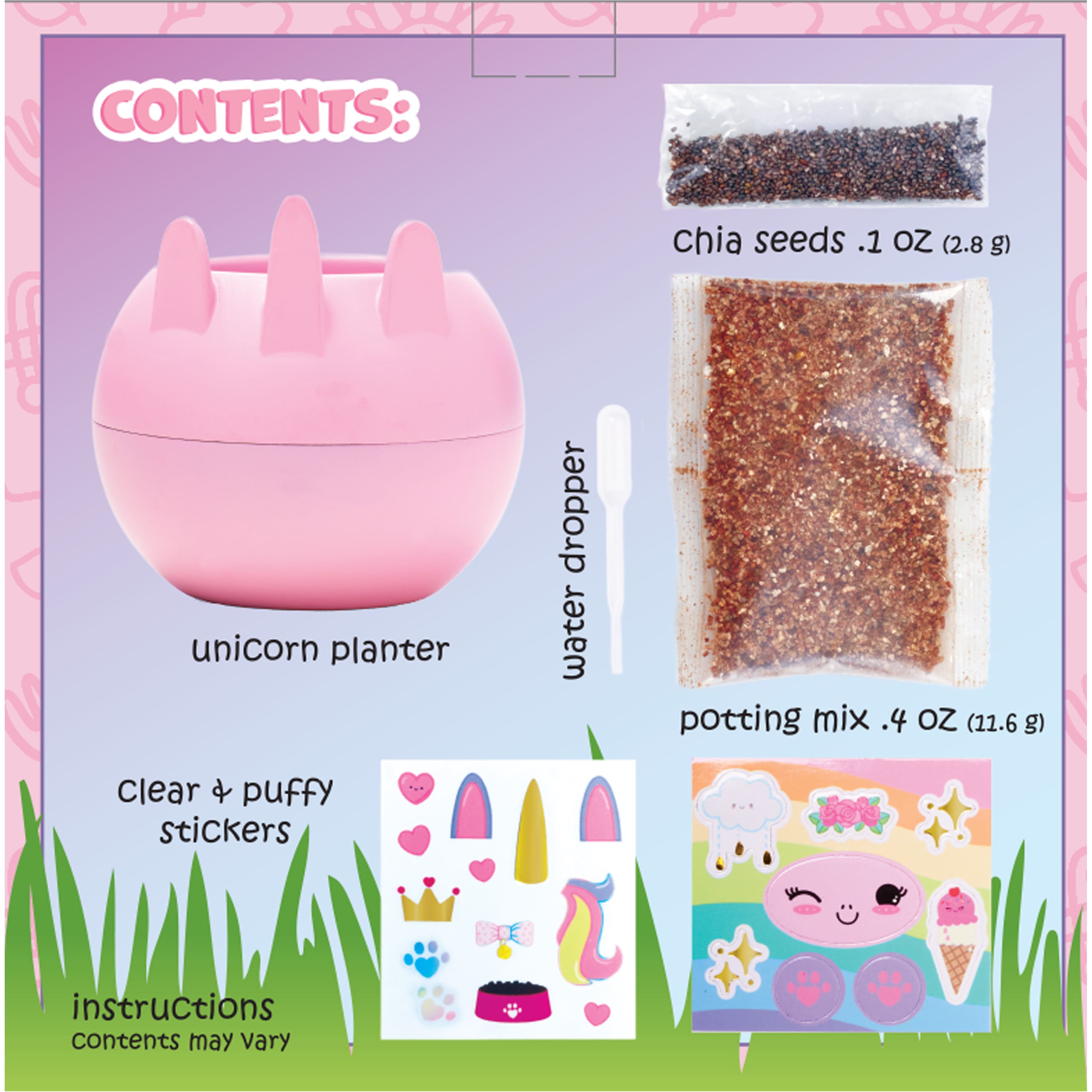 Creativity for Kids&#xAE; Plant-a-Pet Kawaii Unicorn Kit