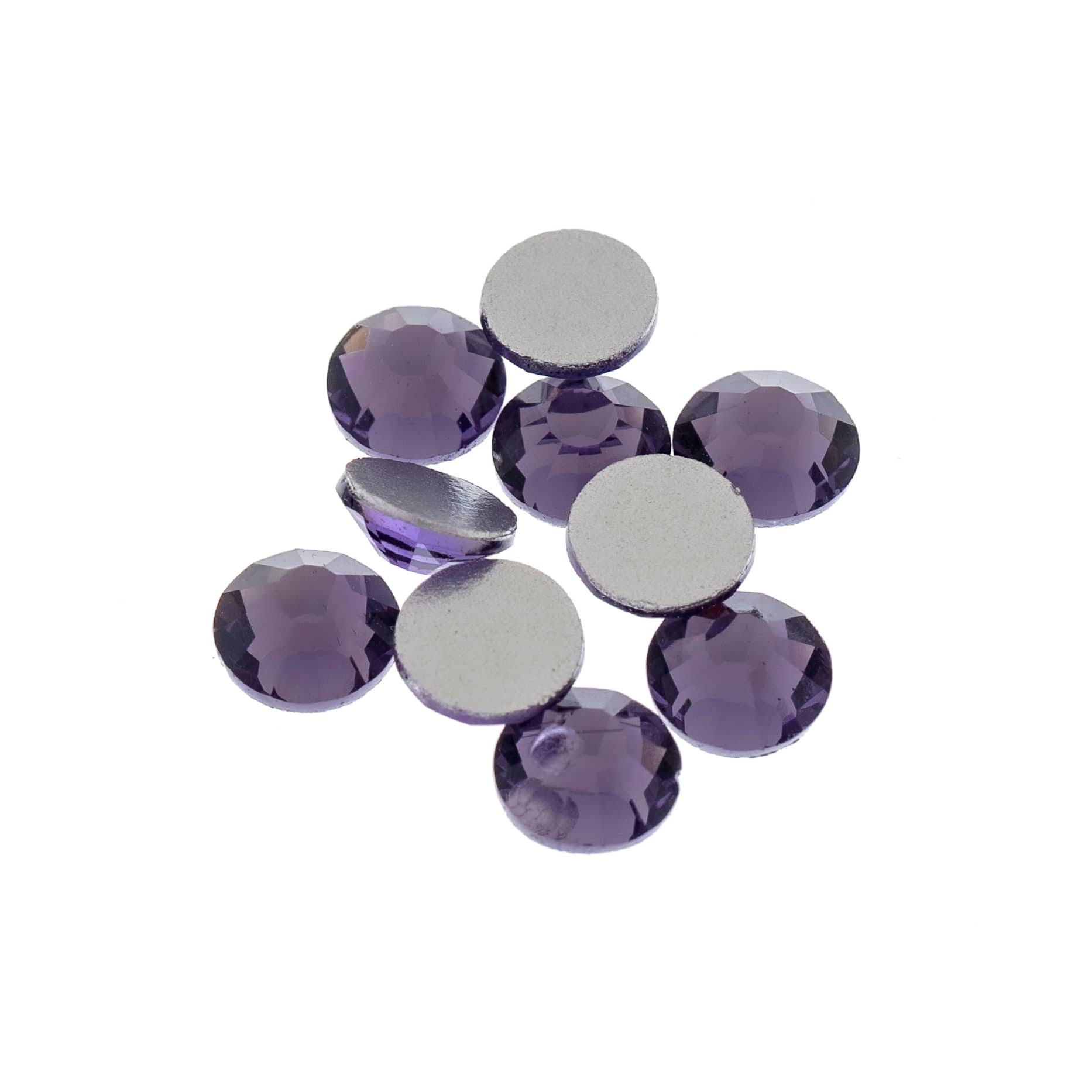 12 Pack: SS12 Glass Flatback Rhinestones by Bead Landing&#x2122;
