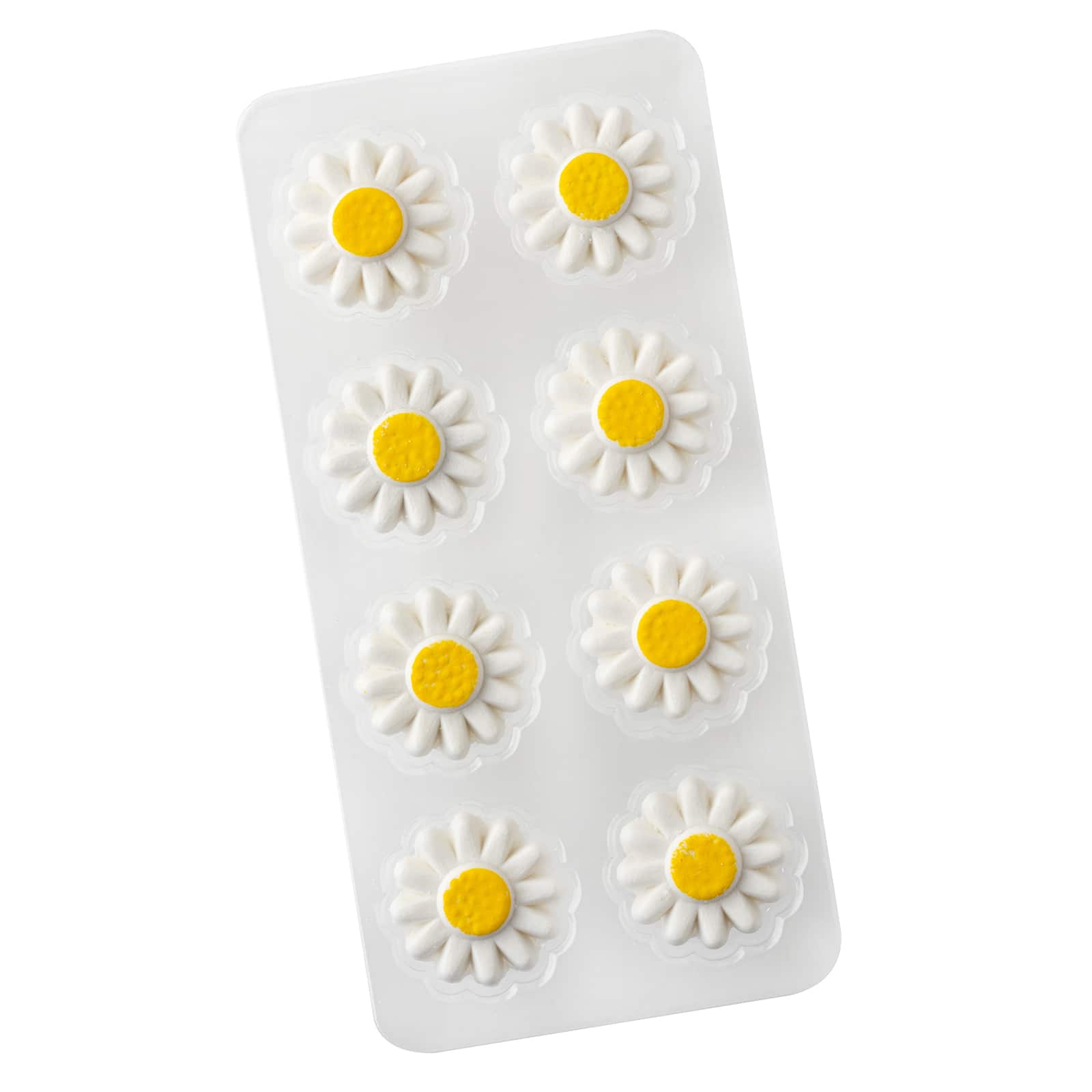 Sweet Tooth Fairy&#xAE; White Daisy Icing Decorations, 8ct.