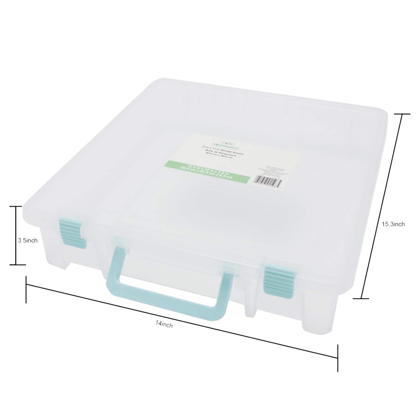 12 x 12 Clear Scrapbook Case by Simply Tidy™ 