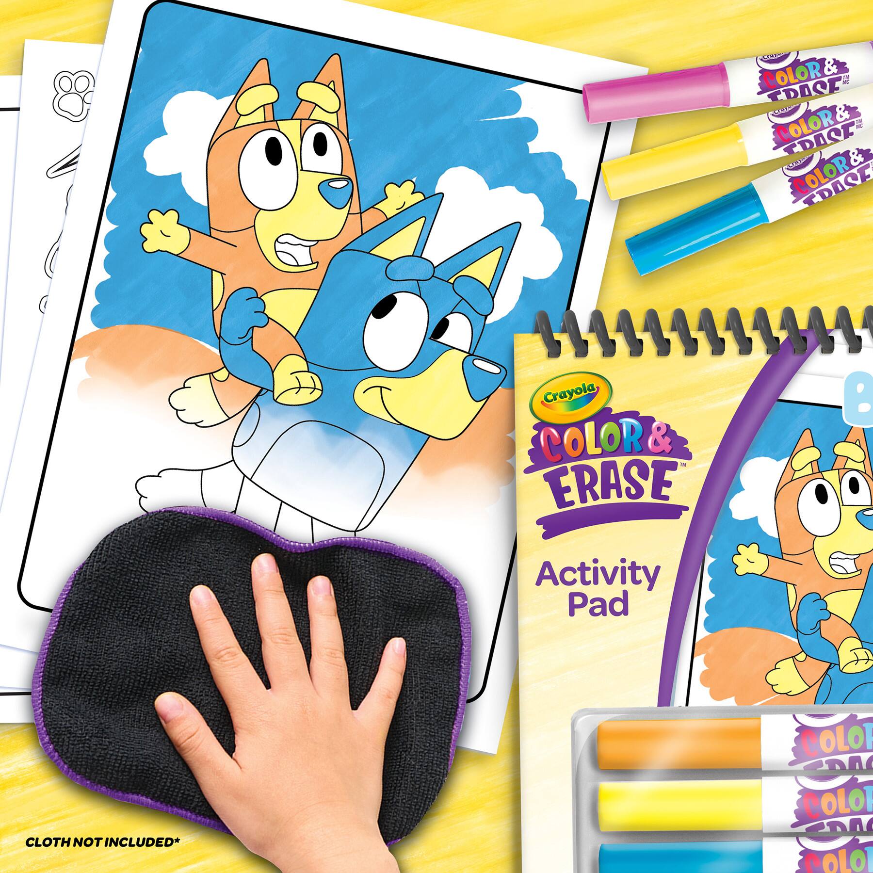 Crayola® Color & Erase Reusable Bluey Activity Pad, 3ct.