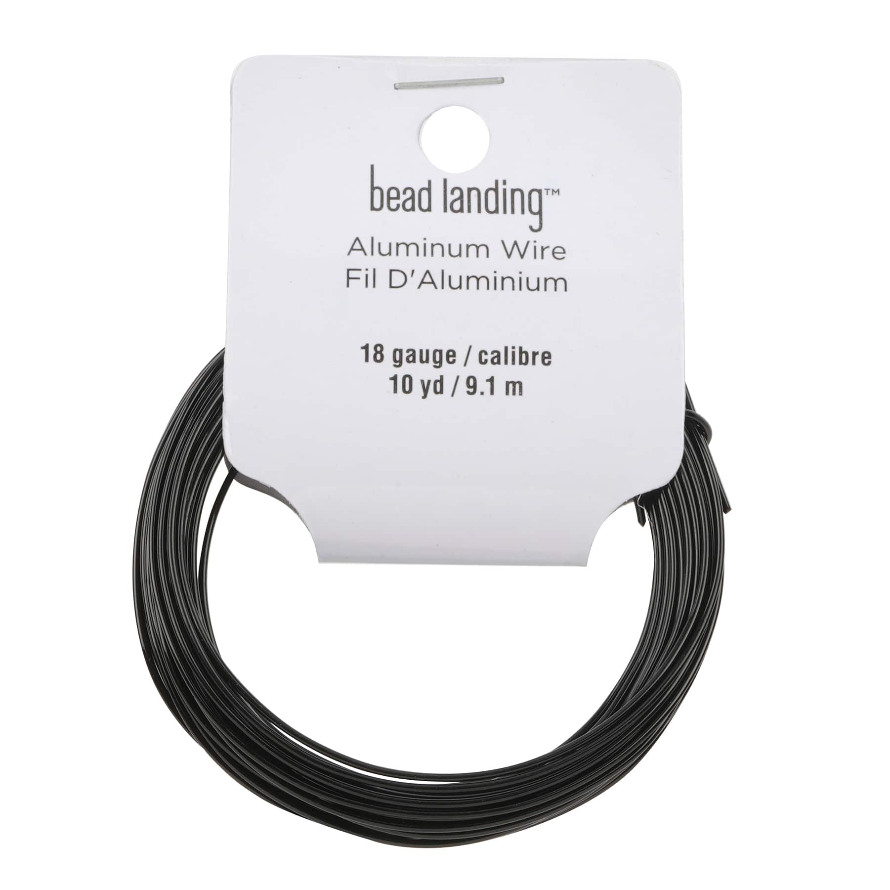 18 Gauge Black Aluminum Wire by Bead Landing™