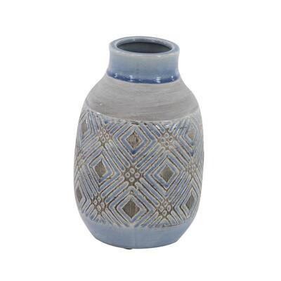 Gray Stoneware Vintage Vase | Michaels