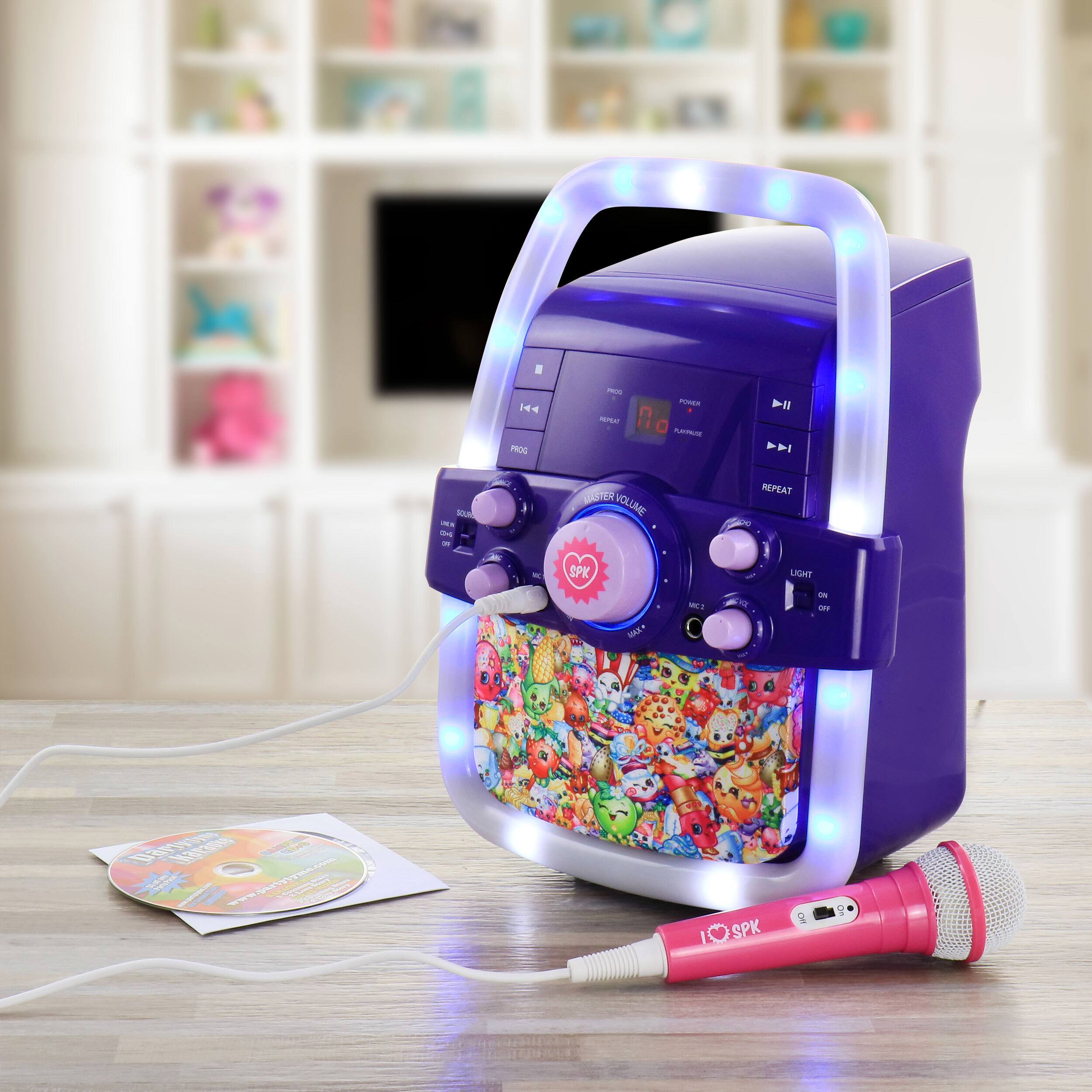 Shopkins Flashing Light Karaoke Machine