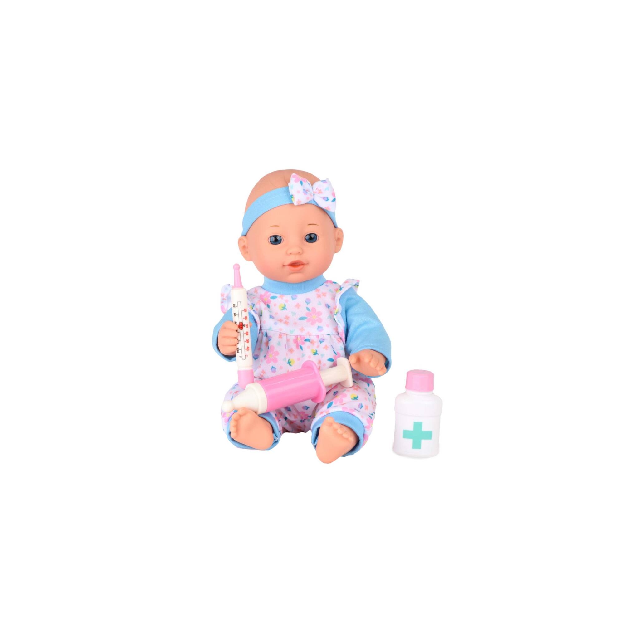 Dream Collection 12&#x22; Baby Doll with Medical Set