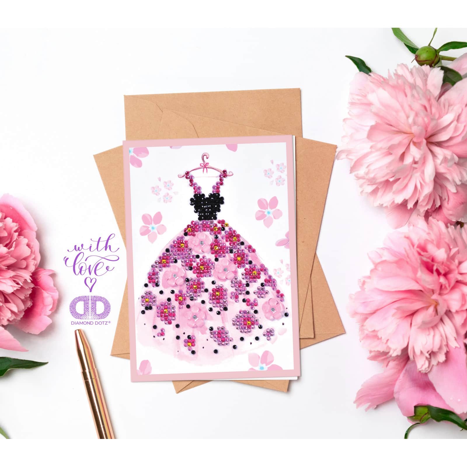 Diamond Dotz® Beginner Party Time Diamond Painting Card Kit