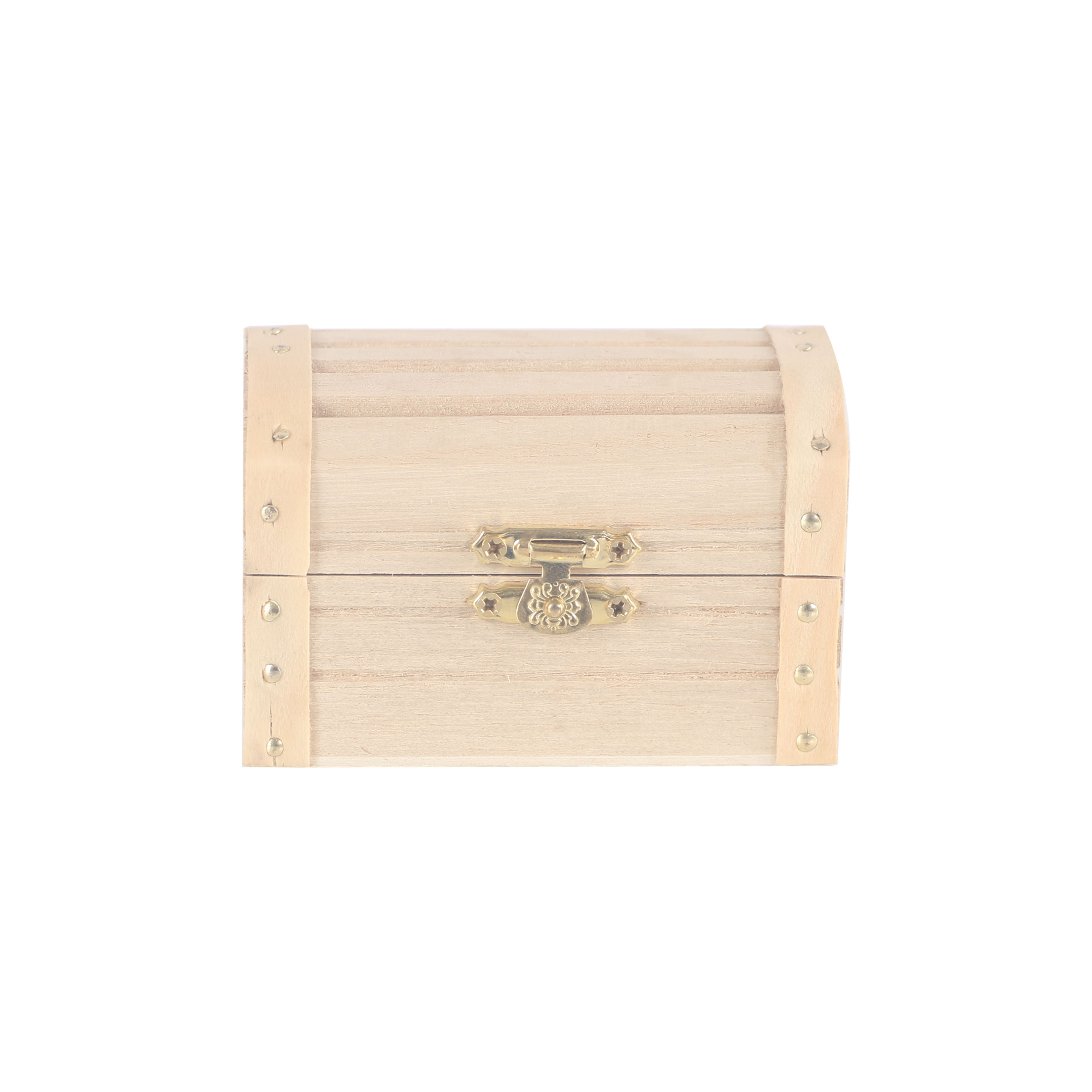 3.5" Wood Treasure Chest by Make Market®