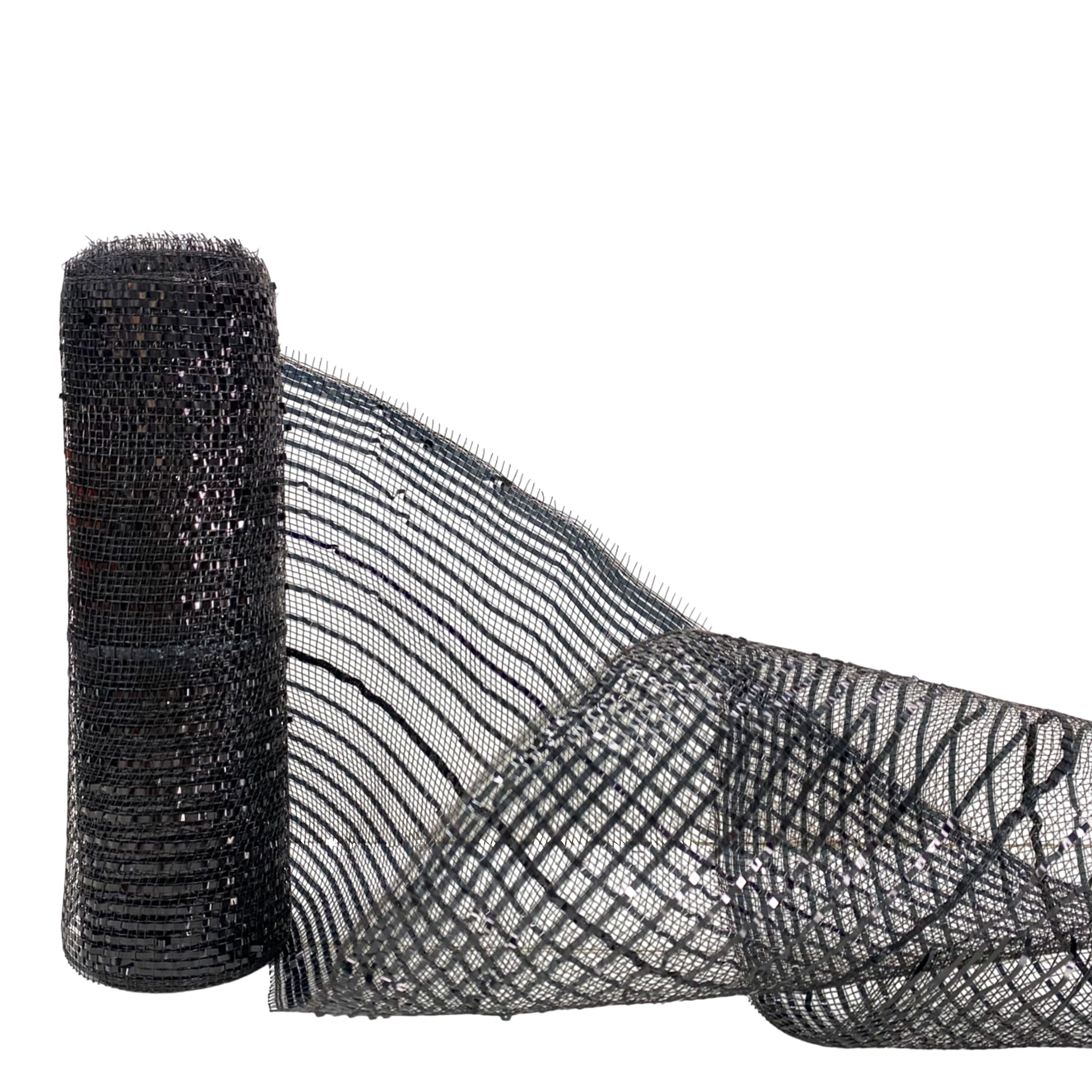 9.5&#x22; x 6yd. Black Mummy Mesh by Celebrate It&#xAE;