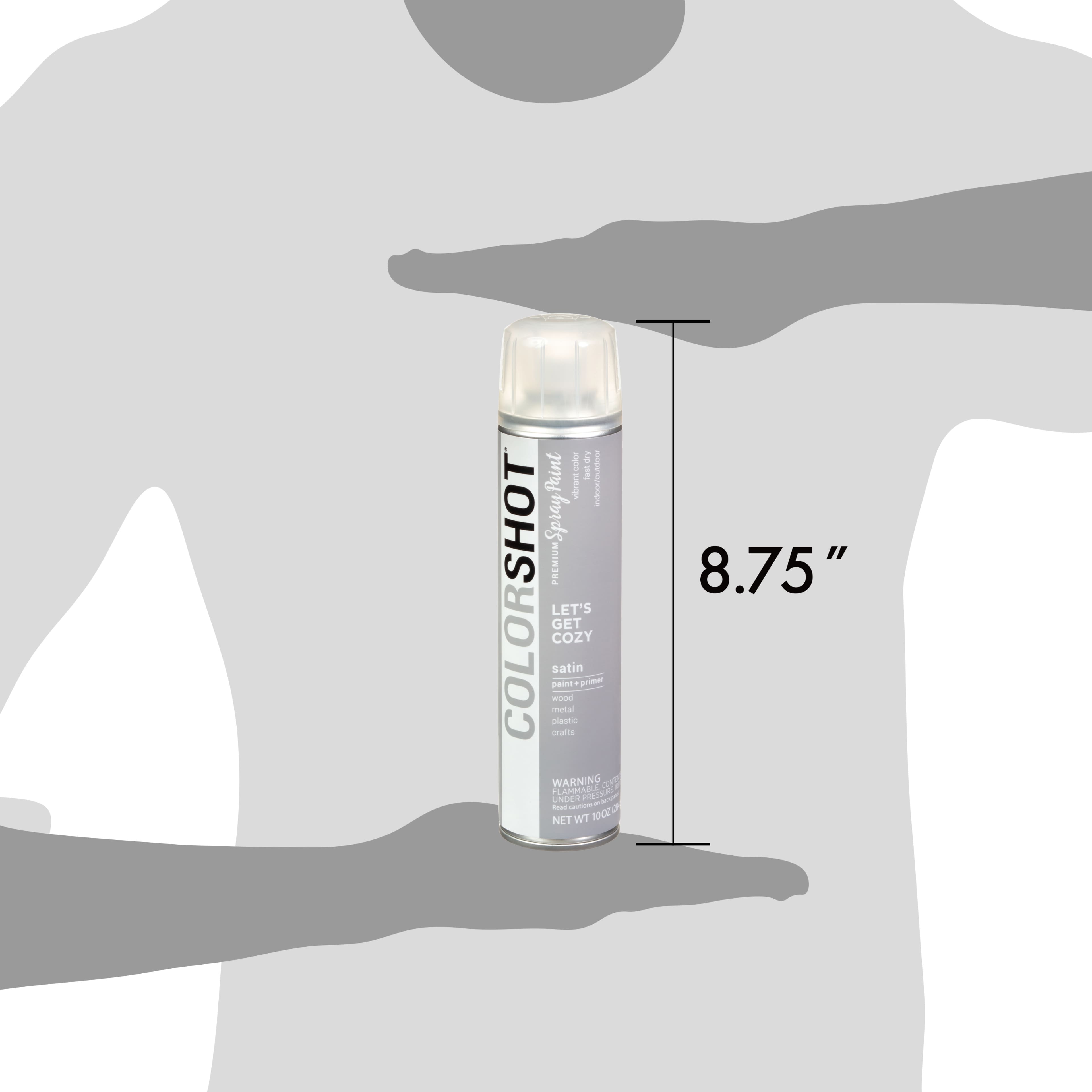 COLORSHOT&#xAE; Premium Satin Spray Paint