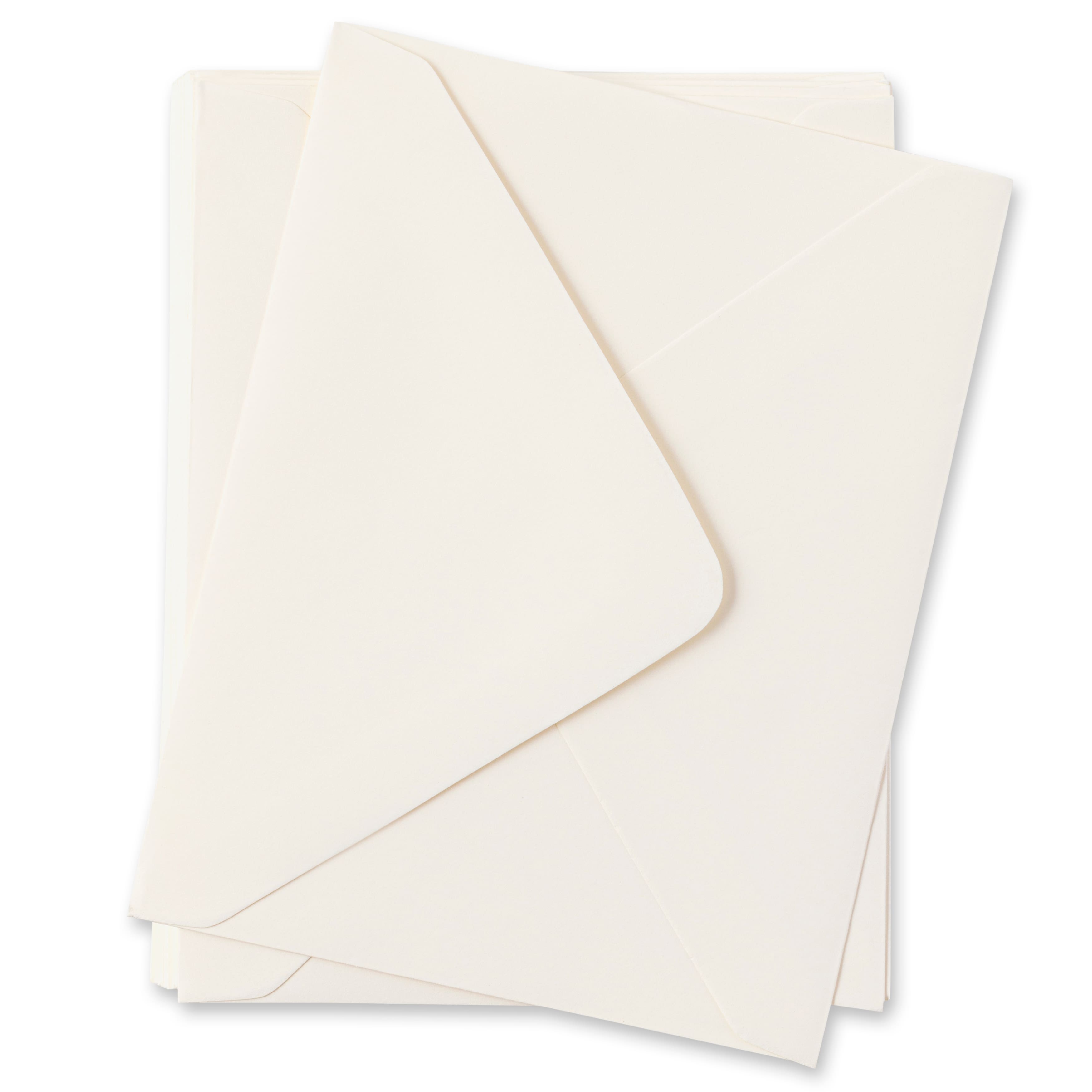 12 Packs: 50 ct. (600 total) 4.6&#x22; x 5.75&#x22; Ivory Envelopes Value Pack by Recollections&#x2122;