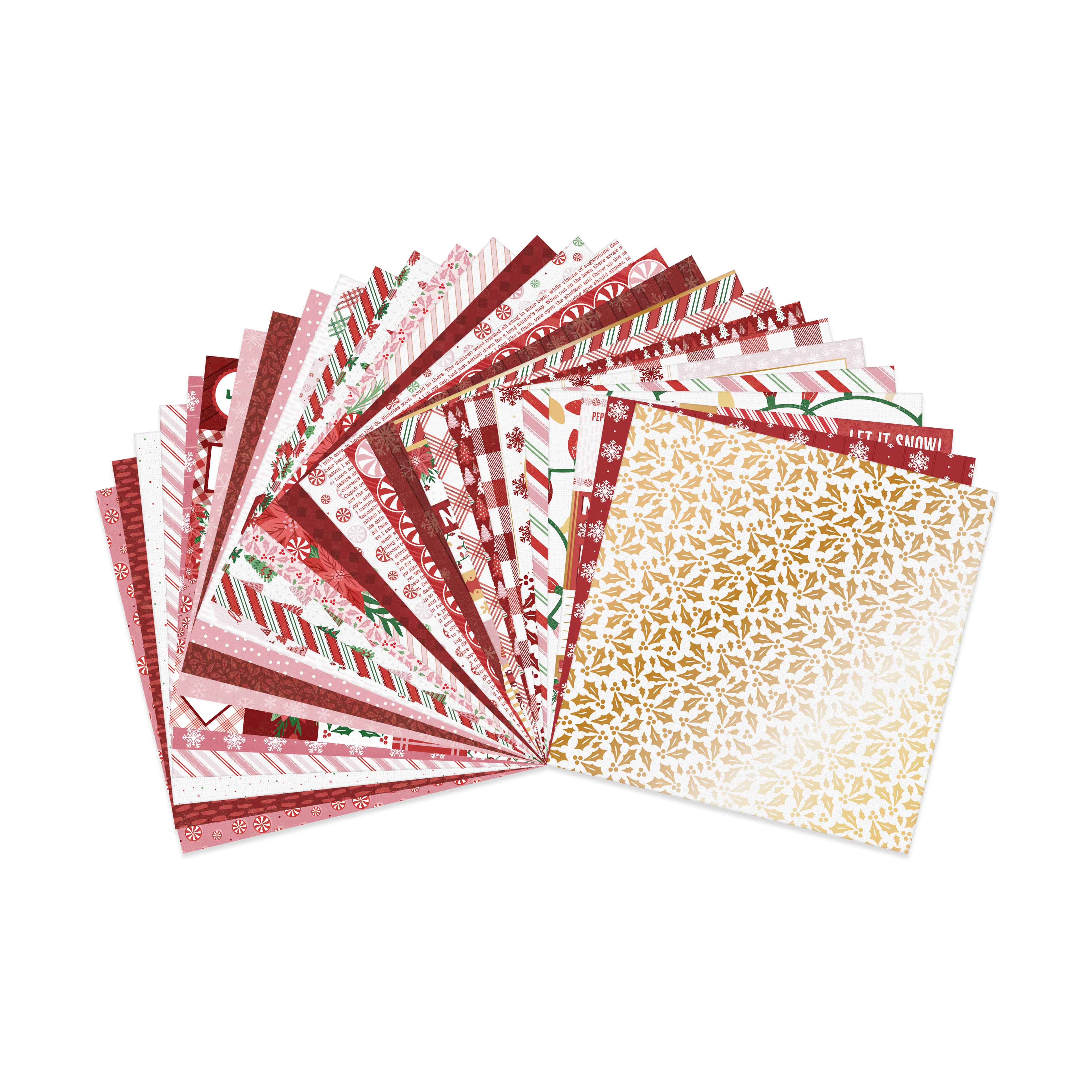 12&#x22; x 12&#x22; Peppermint Lane Paper Pad by Recollections&#x2122;