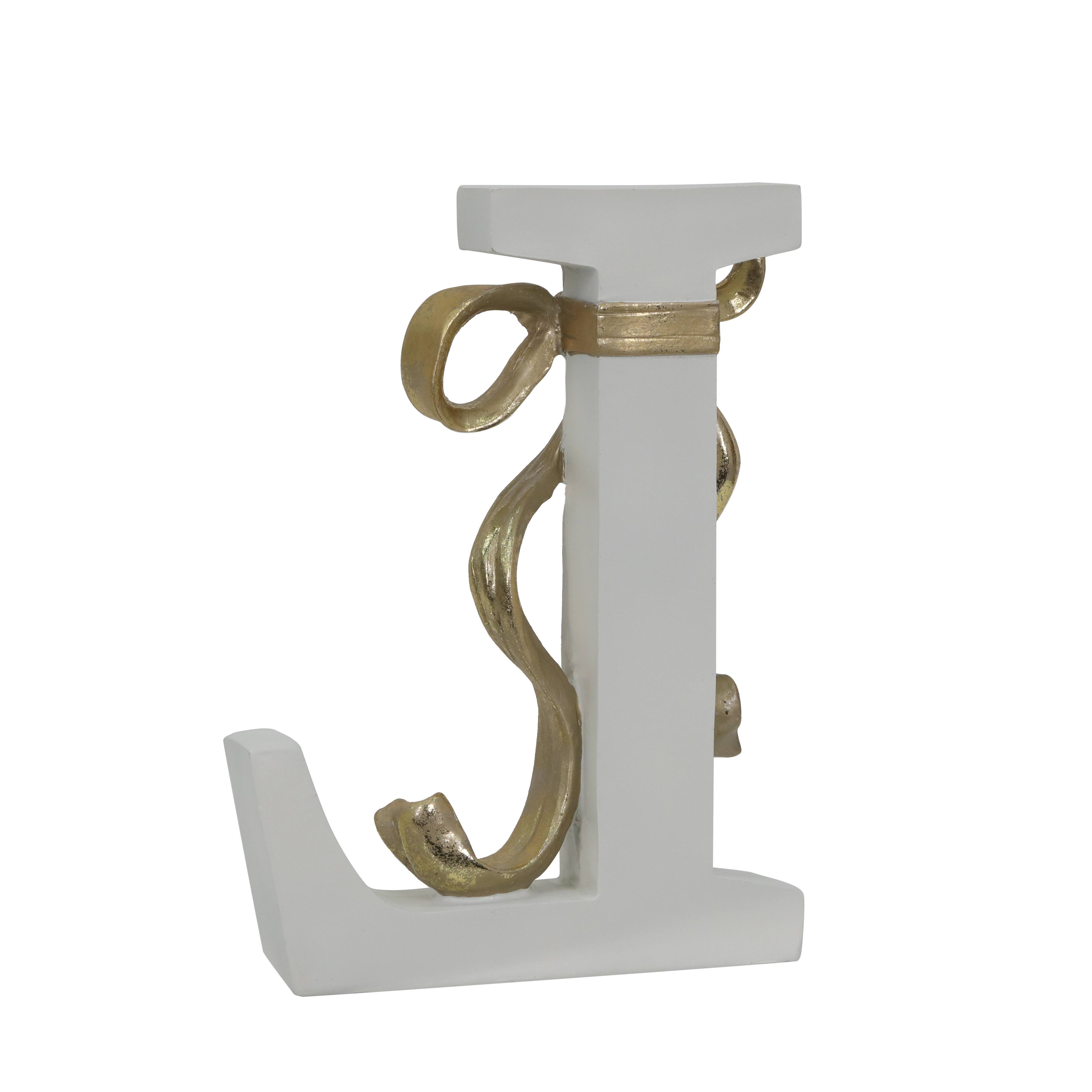 8.25&#x22; Gold Bow Monogram Letter by Ashland&#xAE;