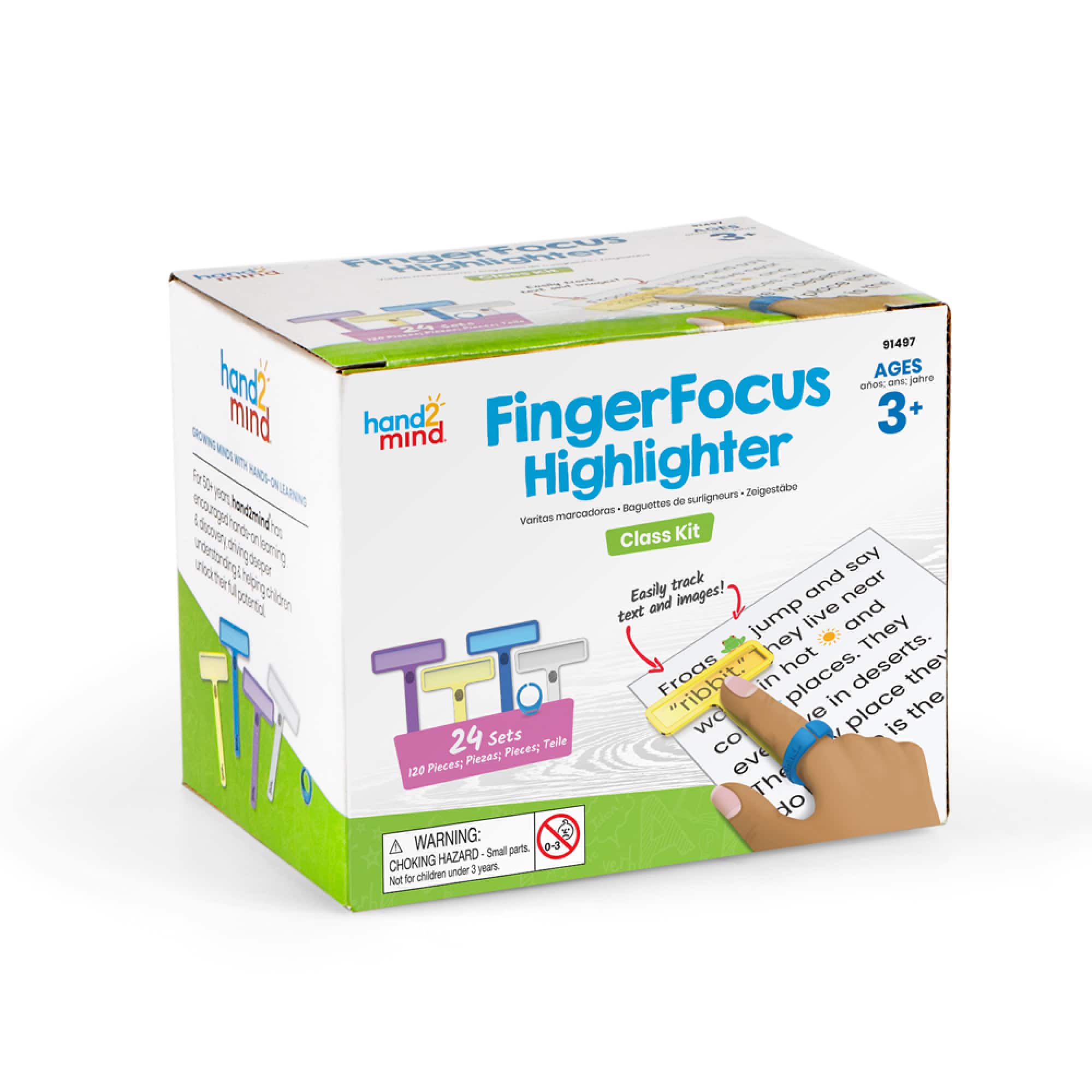 hand2mind® FingerFocus™ Highlight Classroom Kit, 24ct.