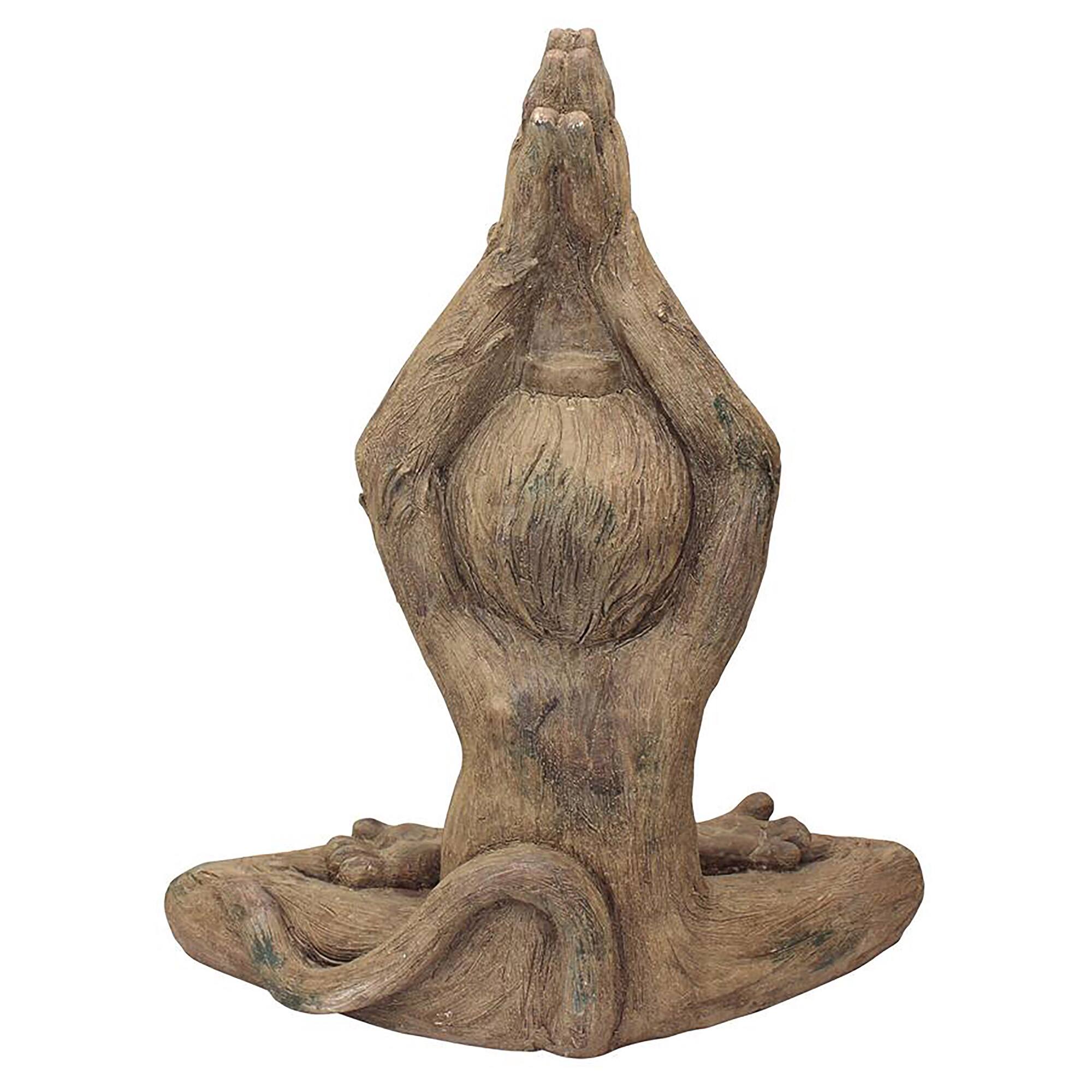 Design Toscano 23.5" Monkey Mantra Zen Animal Statue