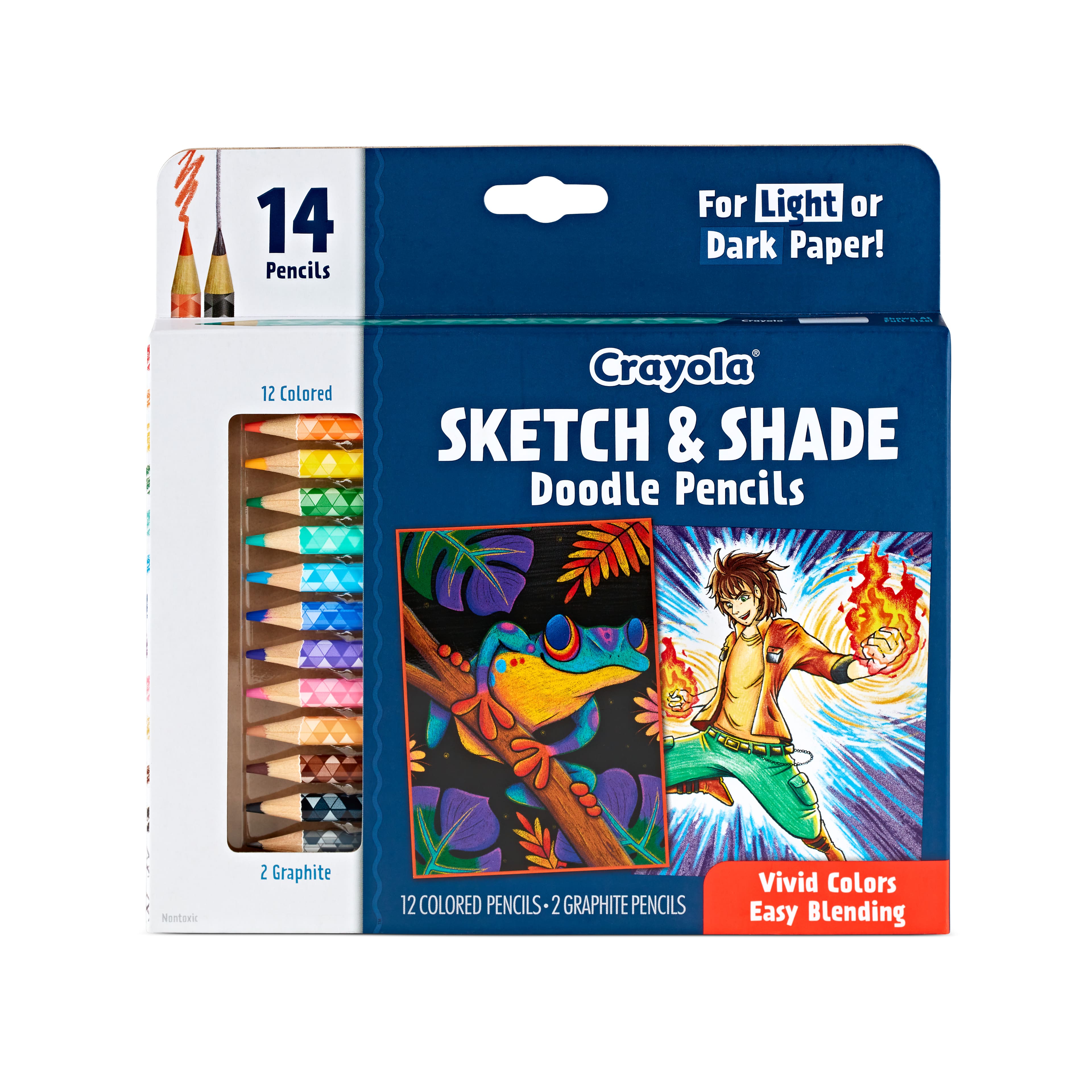 Crayola&#xAE; Sketch &#x26; Shade Doodle Pencils, 14ct.