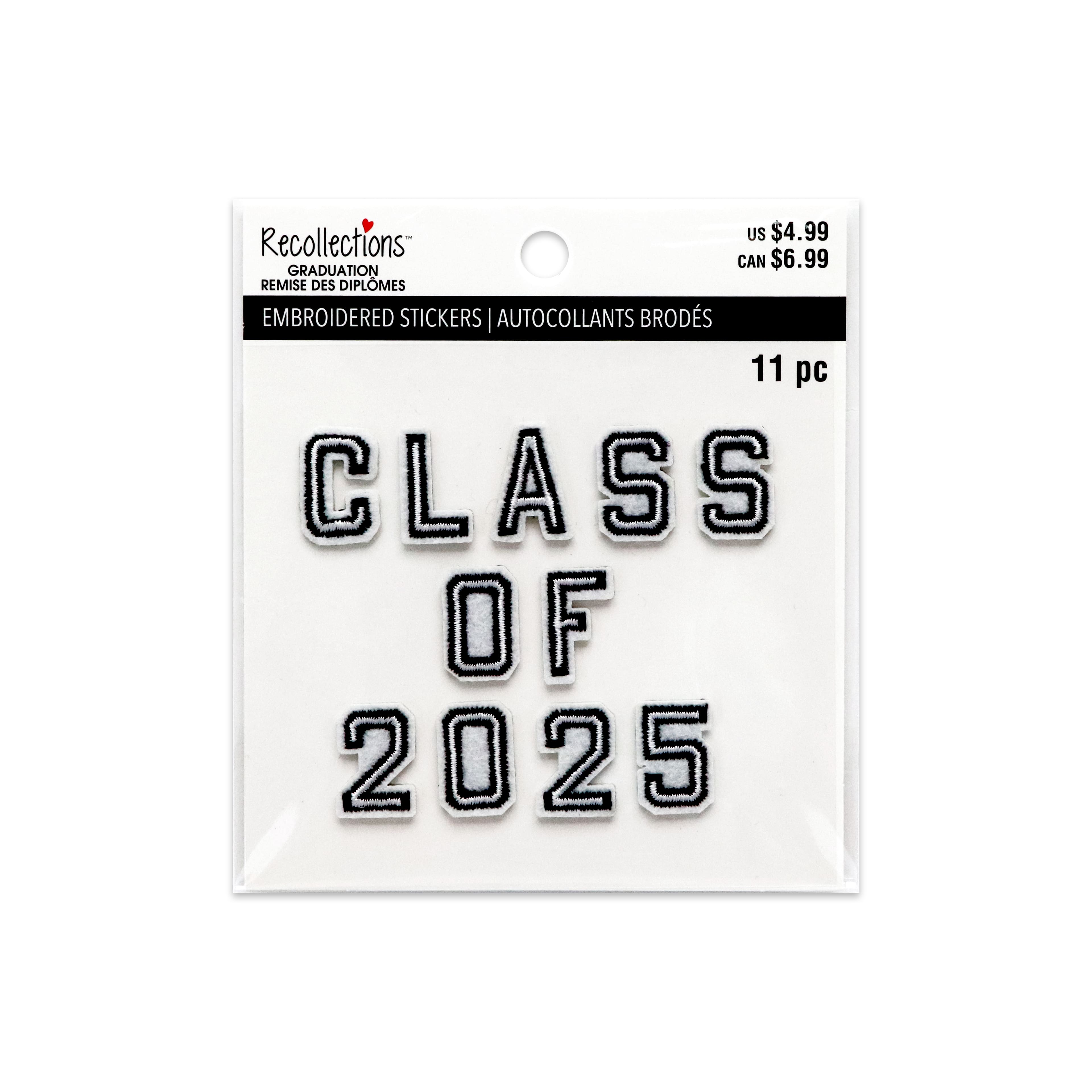 Class of 2025 Embroidered Chenille Sticker Set by Recollections™