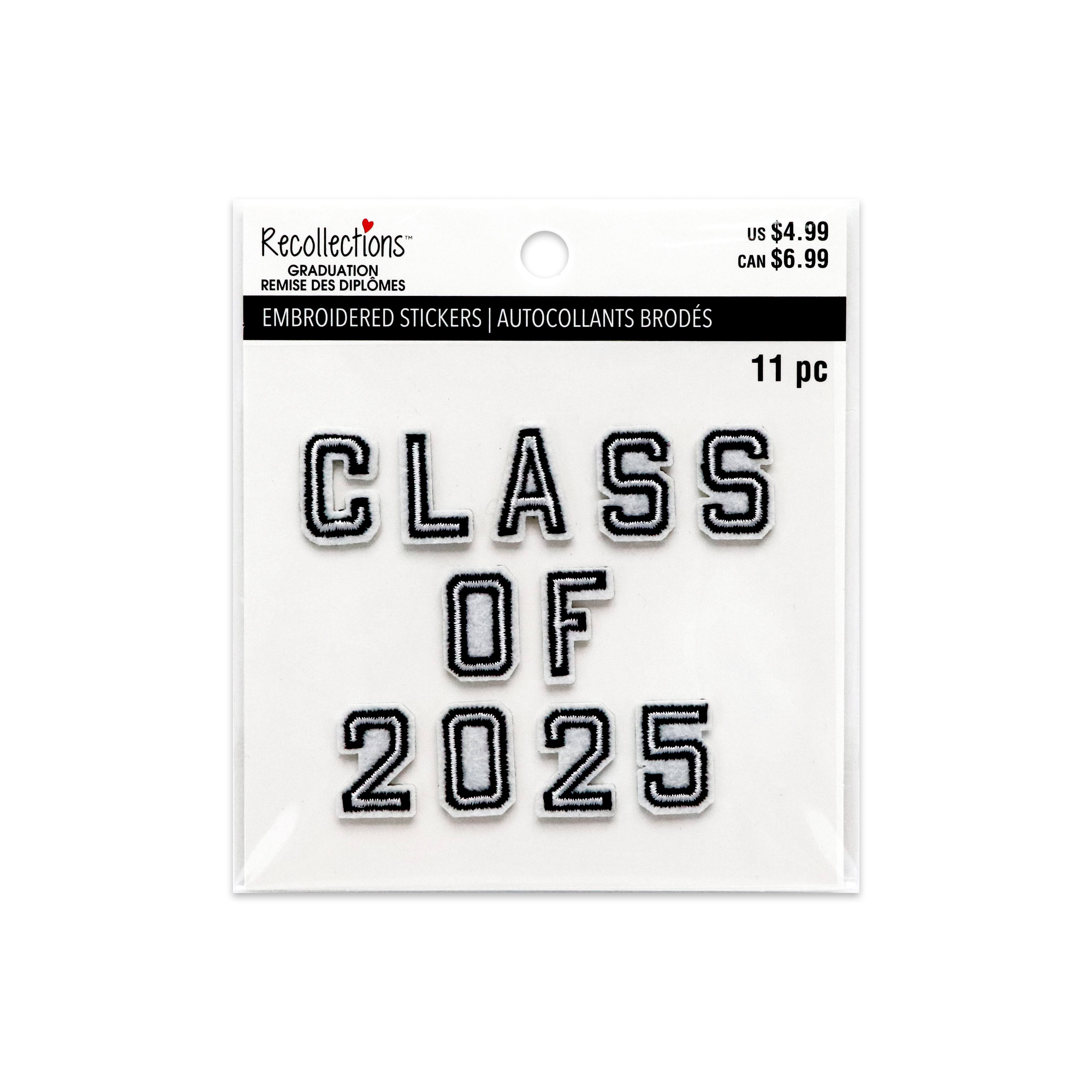 Class of 2025 Embroidered Chenille Sticker Set by Recollections™