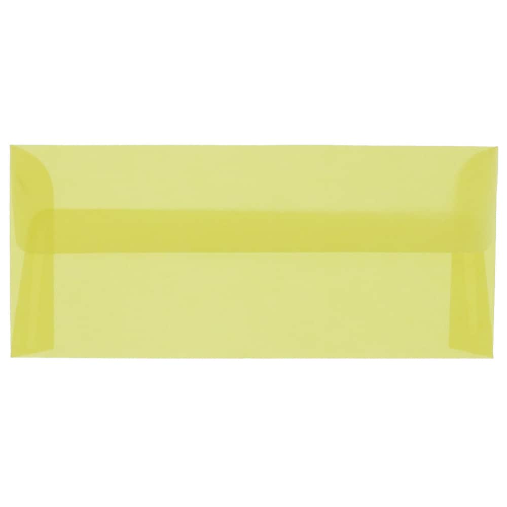 JAM Paper #10 Business Translucent Vellum Envelopes, 50ct.