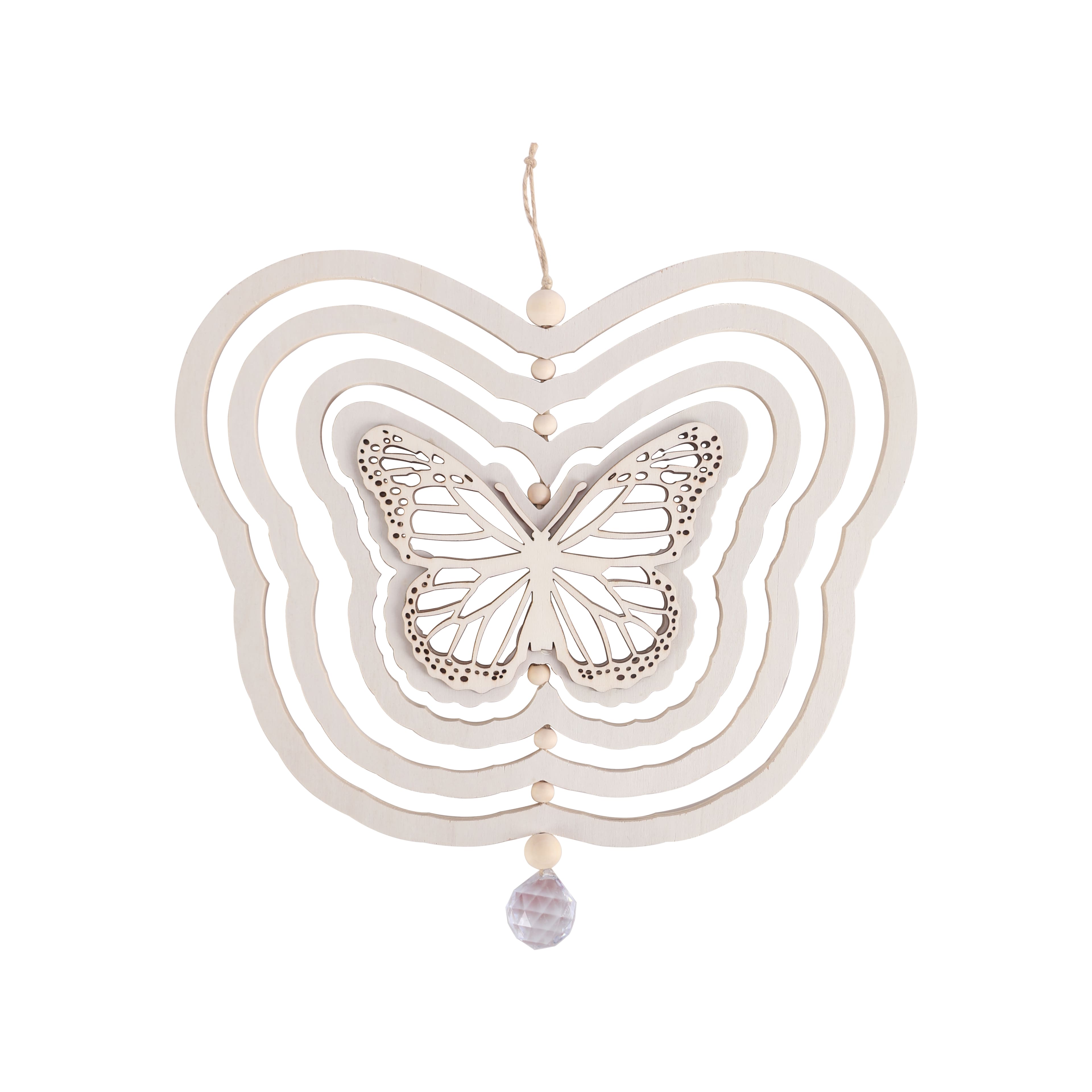 10&#x22; Butterfly DIY Plywood Mobile D&#xE9;cor by Make Market&#xAE;