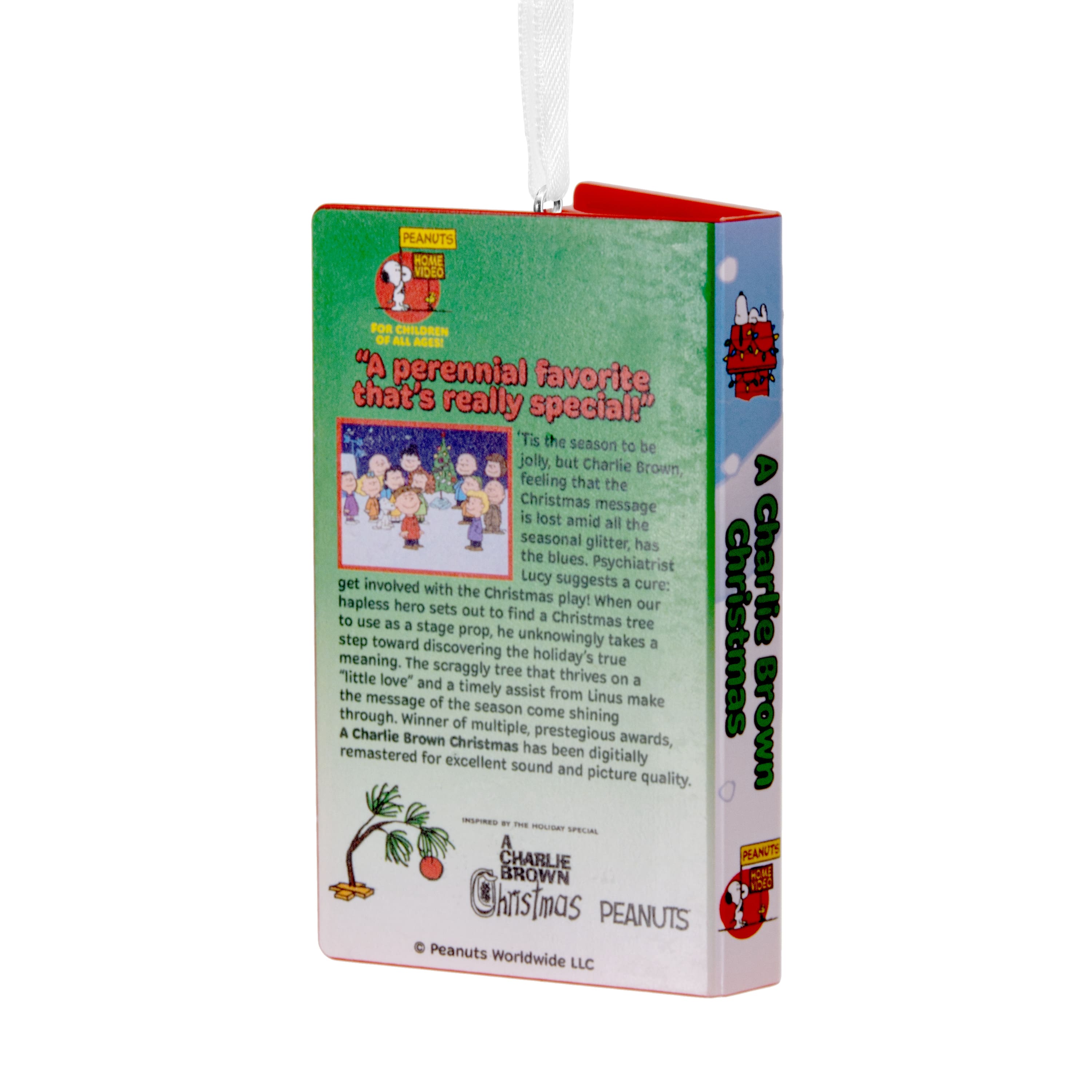 Hallmark Peanuts&#xAE; 3&#x22; A Charlie Brown Christmas Retro Video Cassette Case Ornament