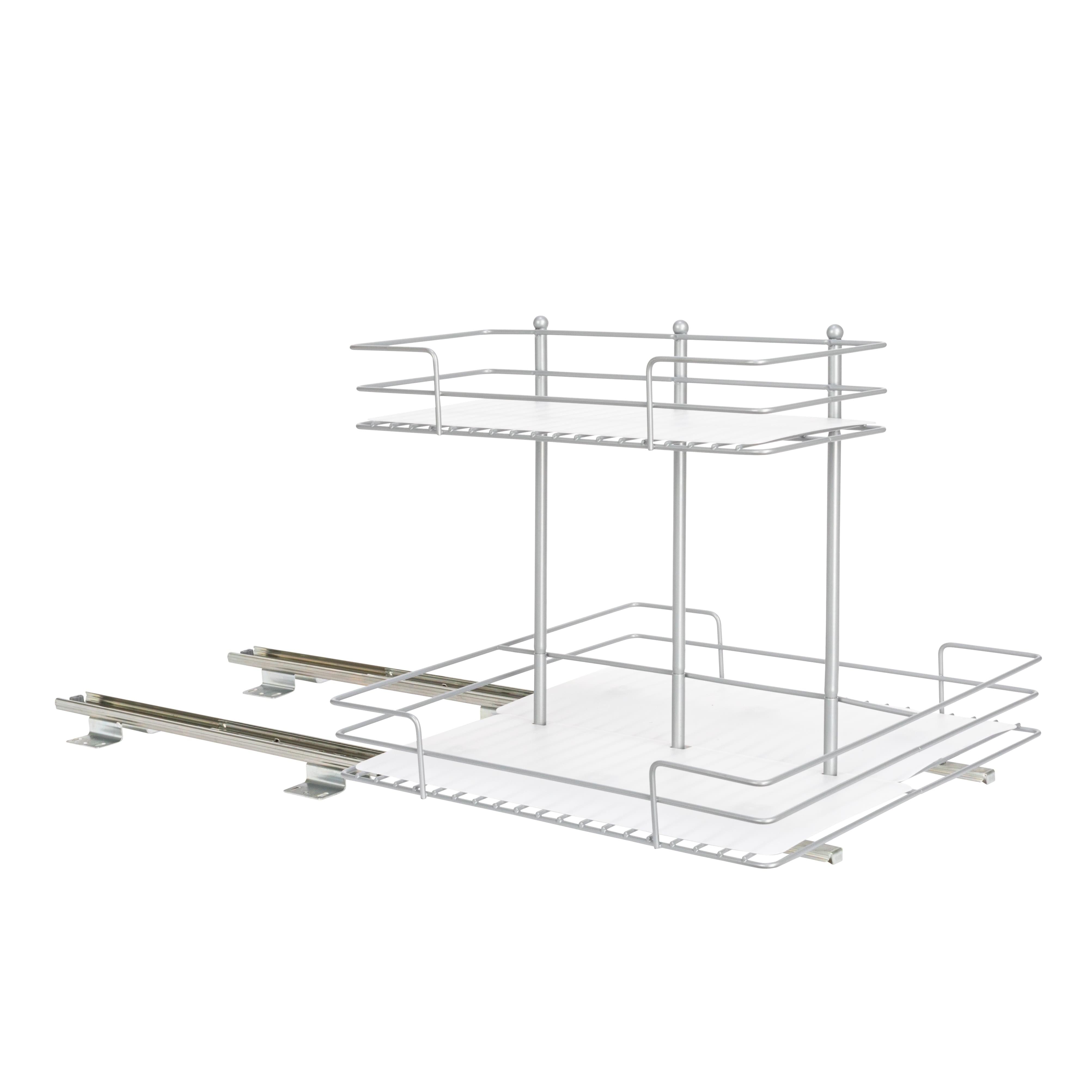 Household Essentials Glidez Double-Sided 2-Tier Organizer