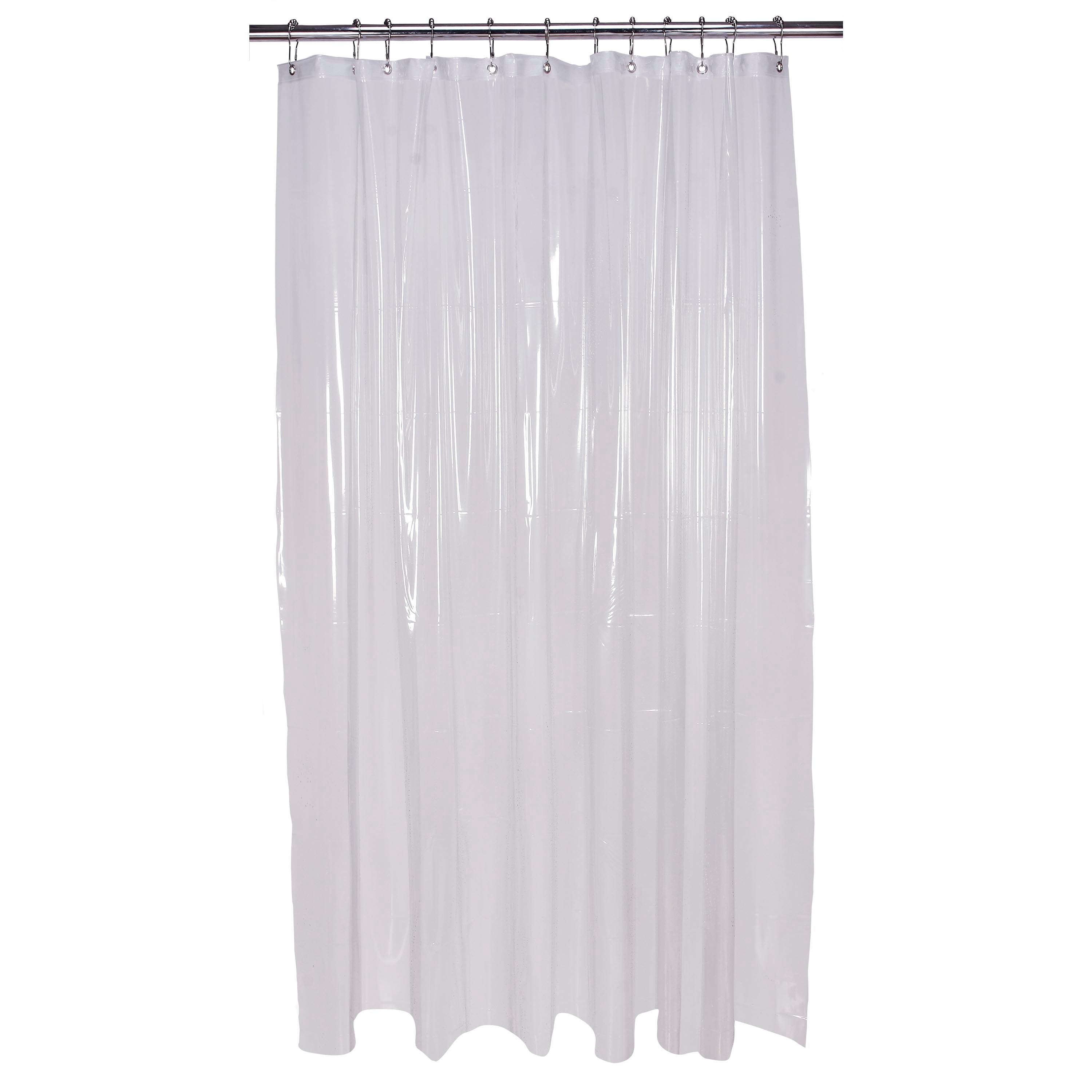 Bath Bliss Extra Long Clear Shower Liner
