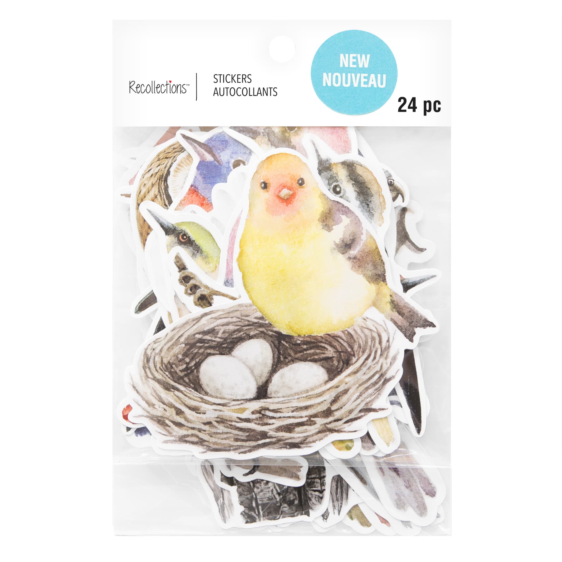 12 Pack: Birds Die Cut Stickers by Recollections™