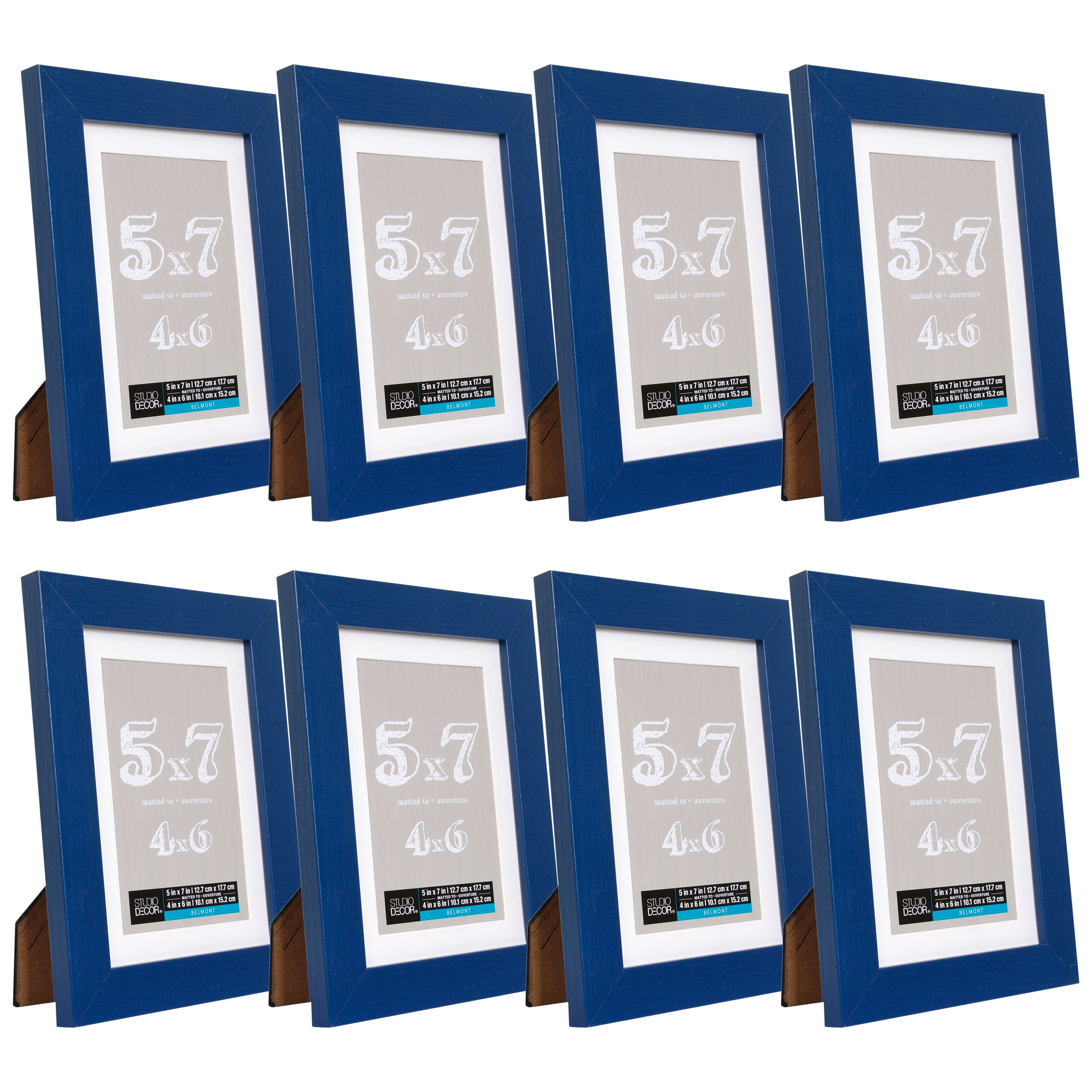 8 Pack: Sapphire Blue Belmont Picture Frame by Studio Décor®