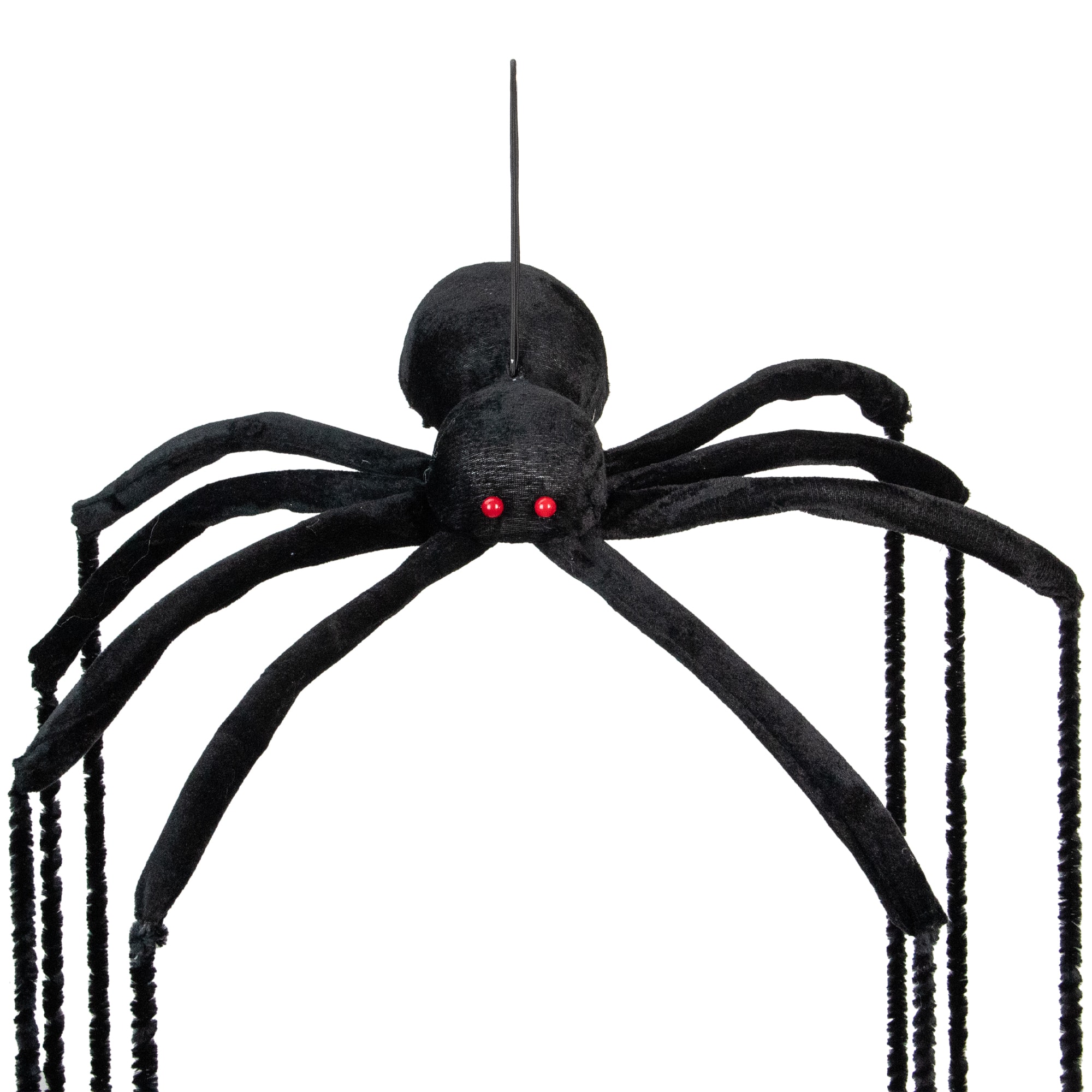 6ft. Black Long Legged Spider Halloween Decoration