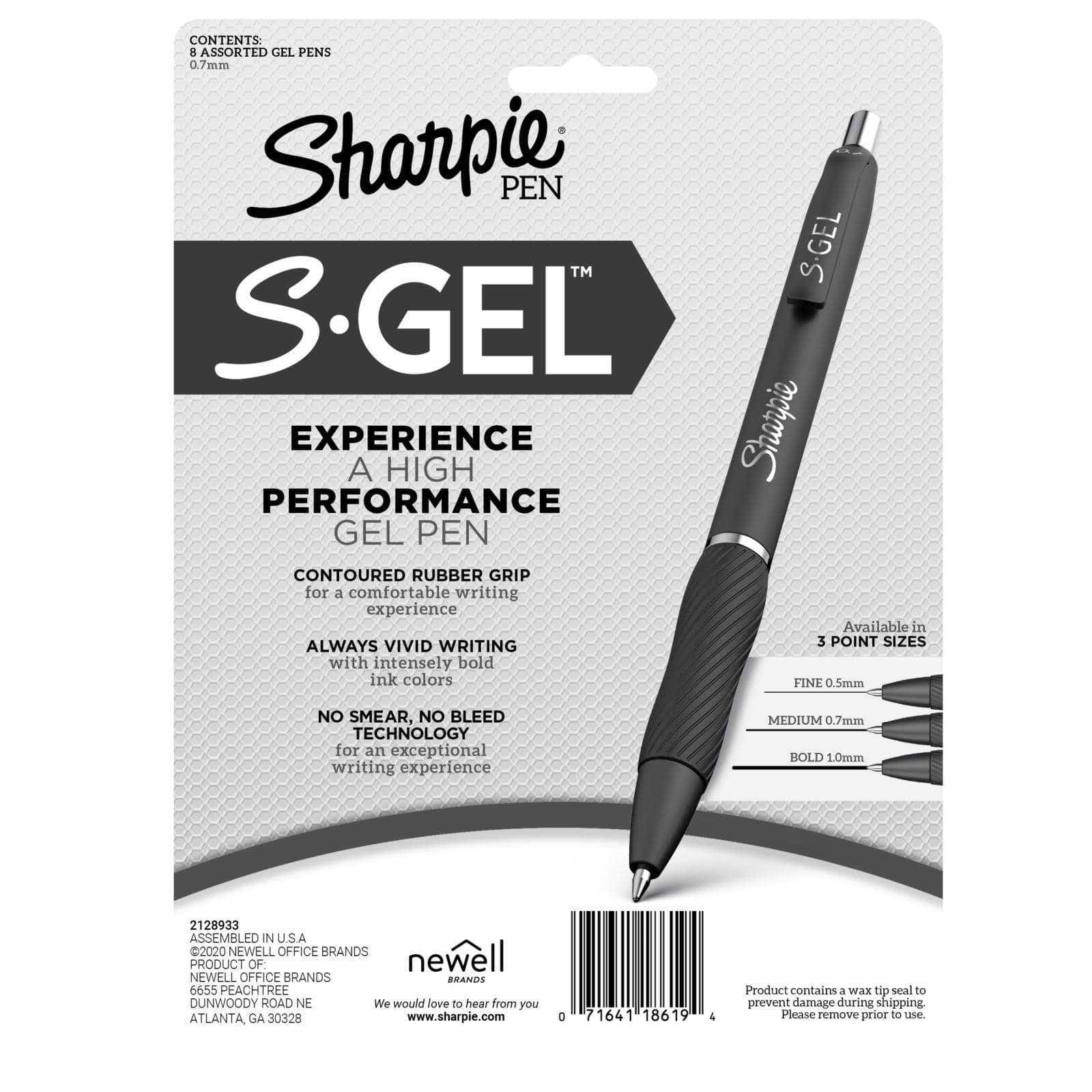 Sharpie® S Gel™ 0.7mm Pen Set