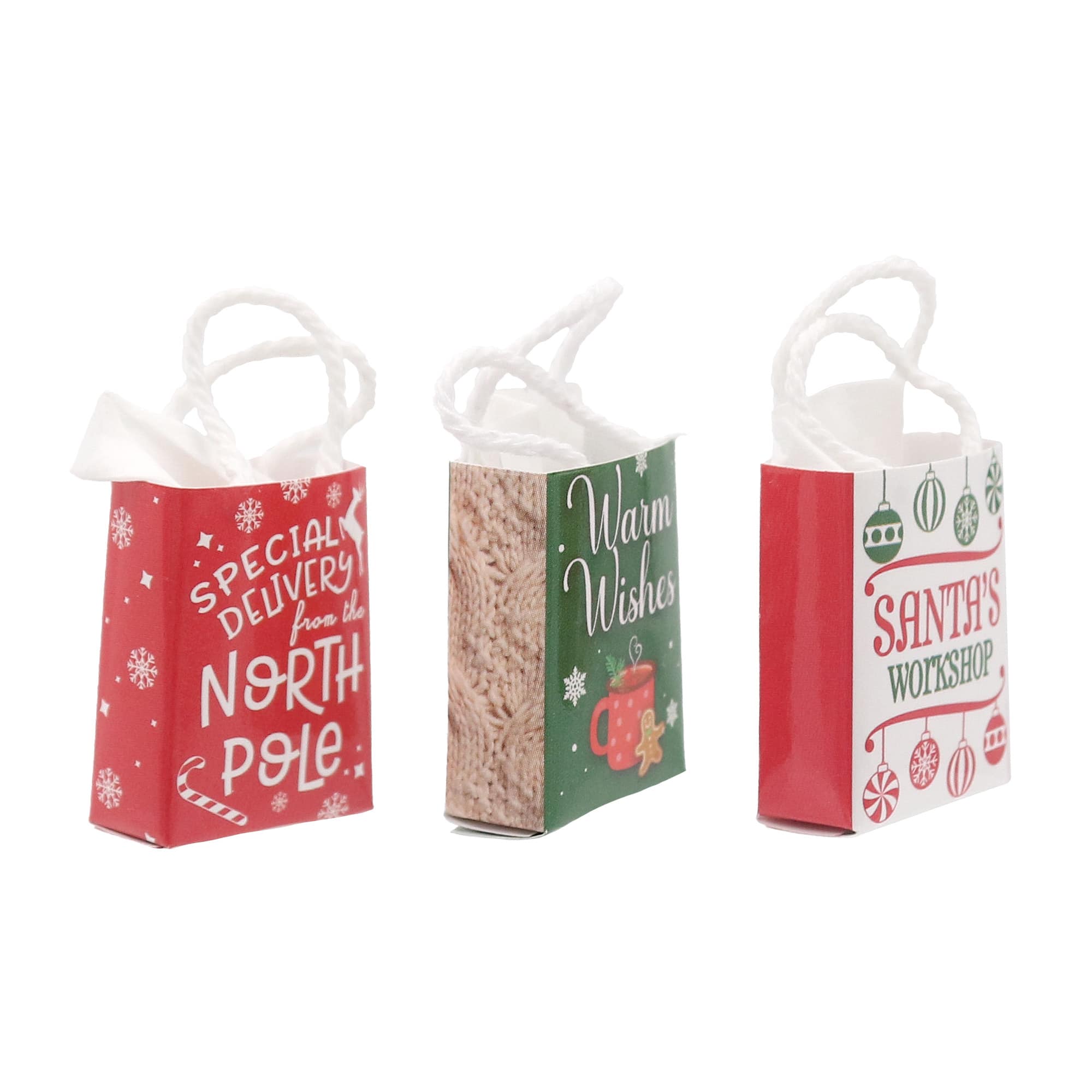 Mini Classic Holiday Gift Bag Decorations by Ashland&#xAE;
