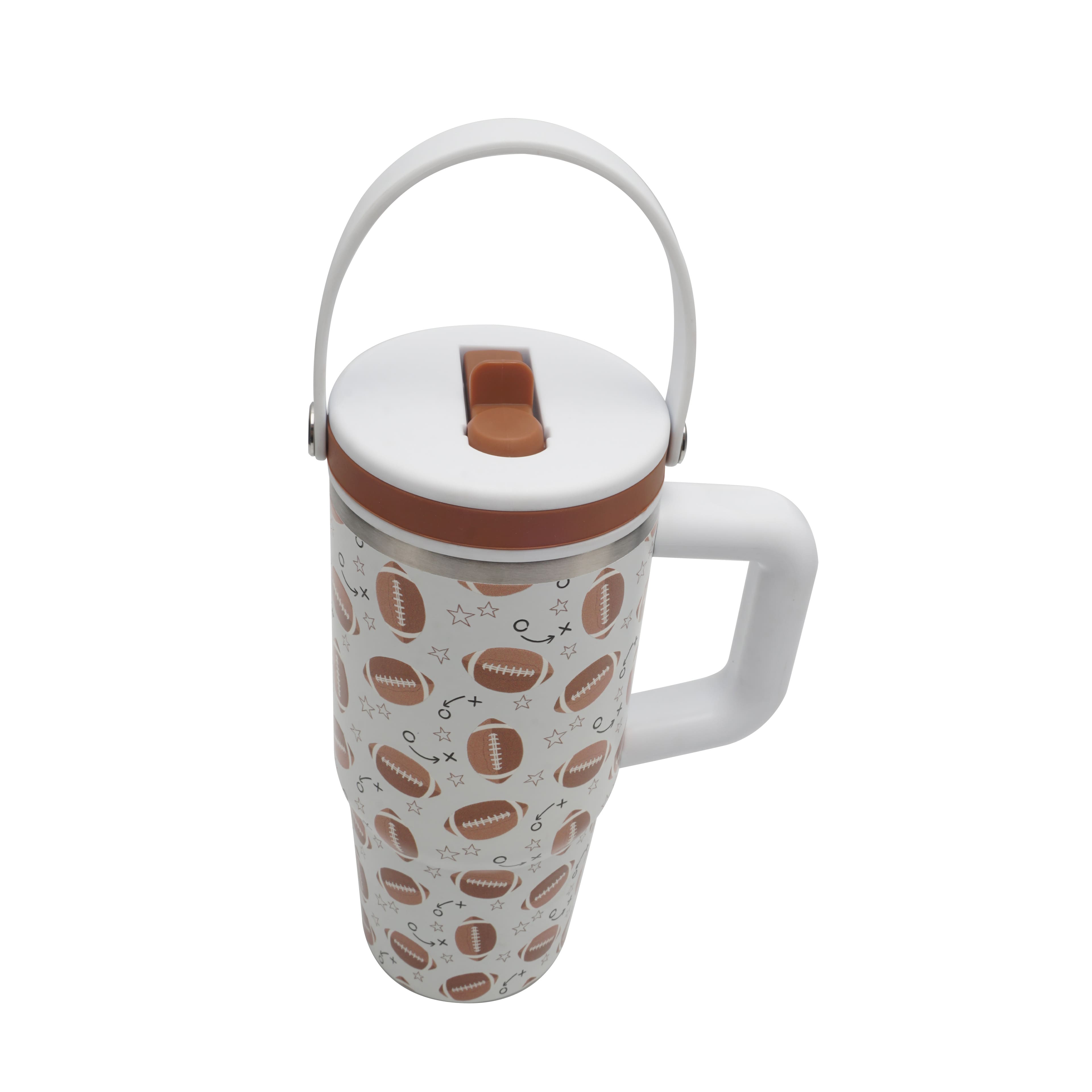 20oz. Football Stainless Steel Insulated Tumbler by Ashland&#xAE;