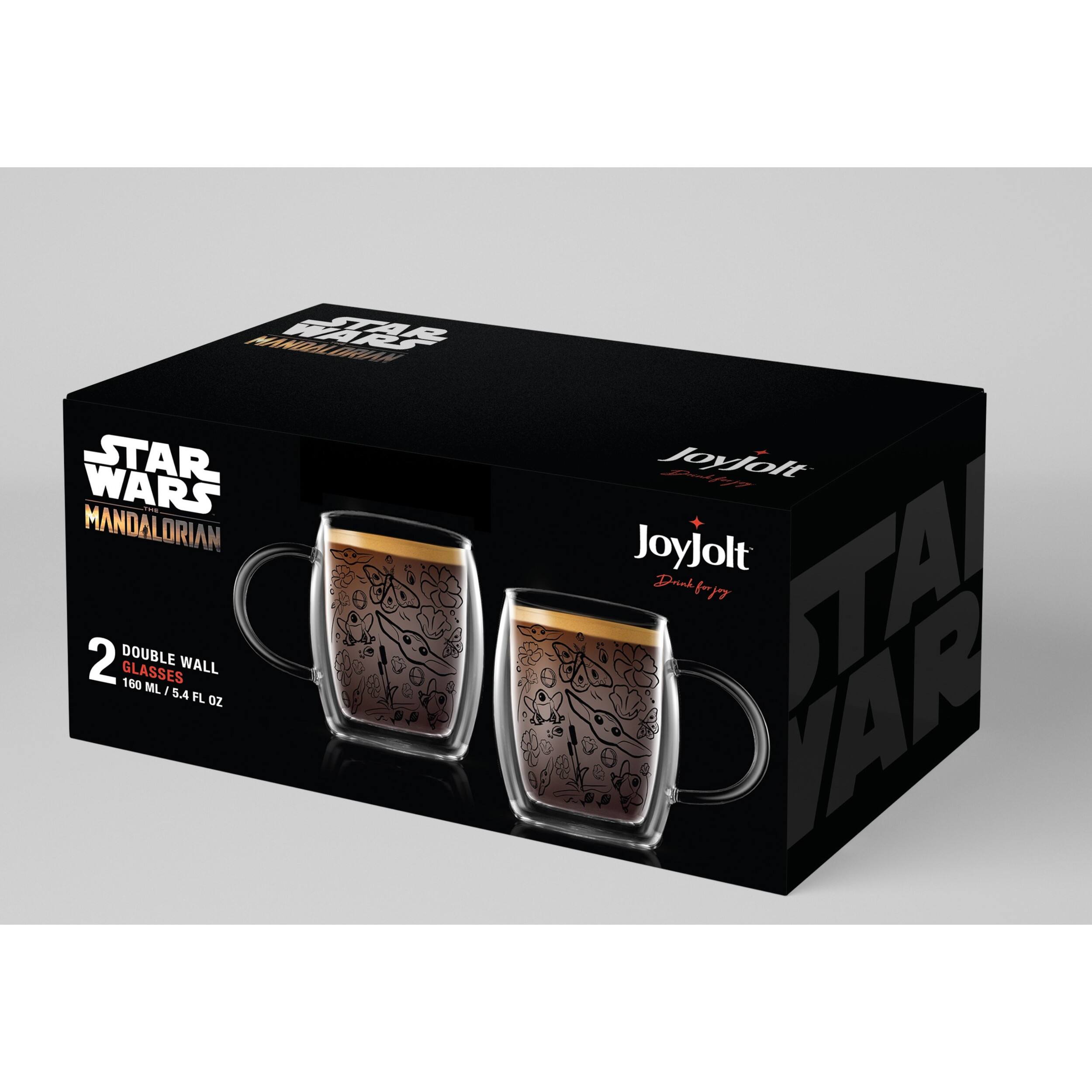 Star Wars Mandalorian The Child Glass Mug, Set of 2