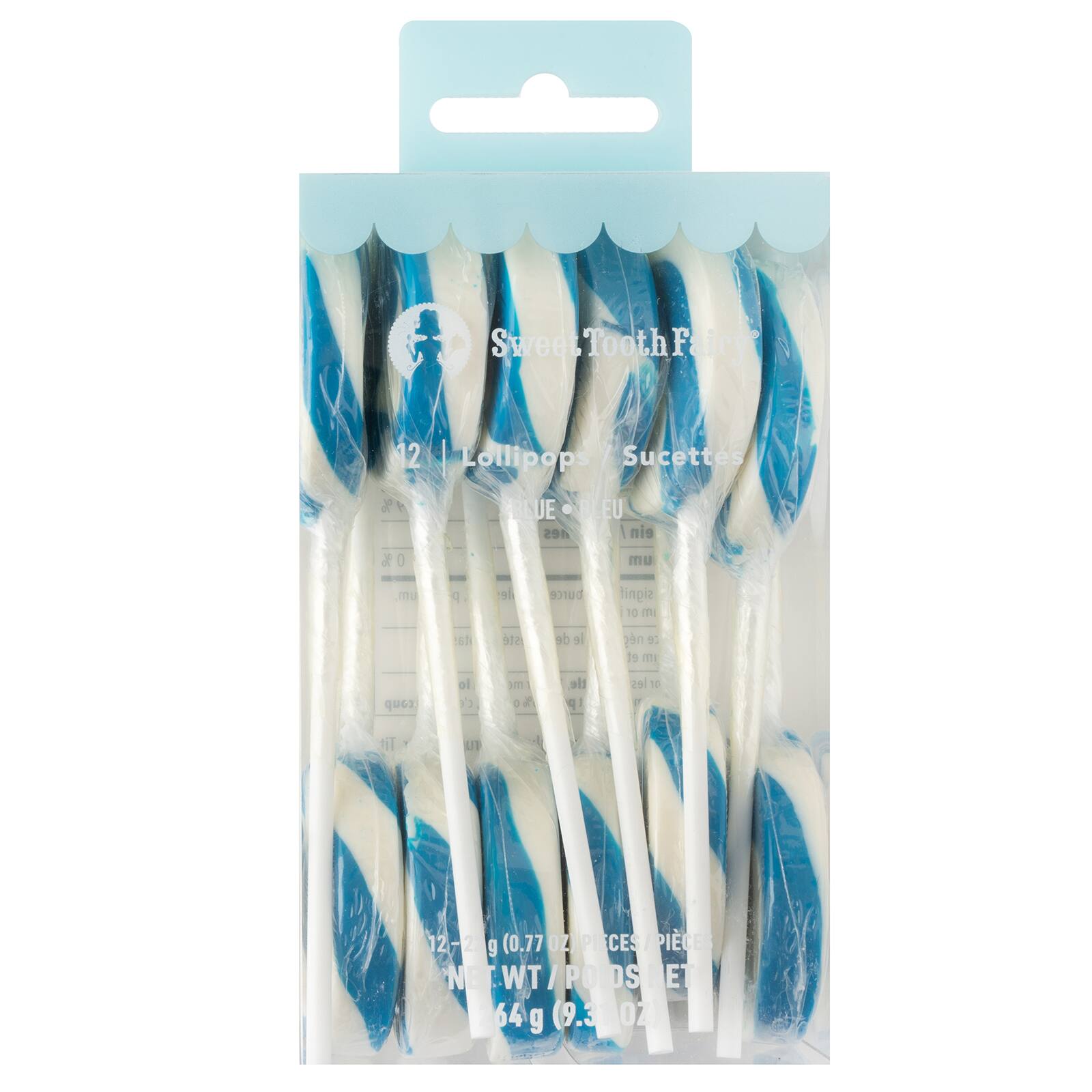 Sweet Tooth Fairy&#xAE; Blue Lollipops, 12ct.