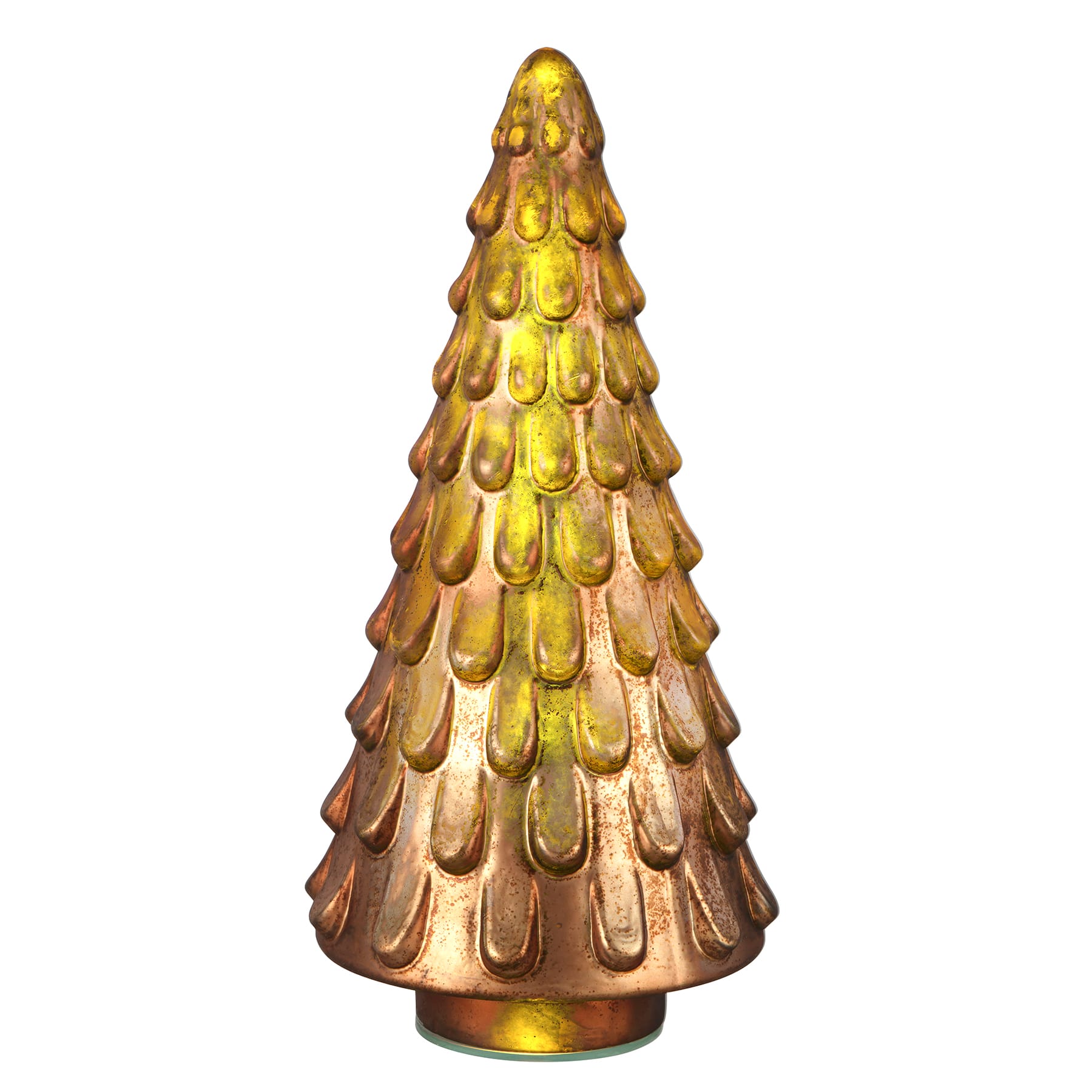 10.5&#x22; Gold Glass Tree Decoration by Ashland&#xAE;