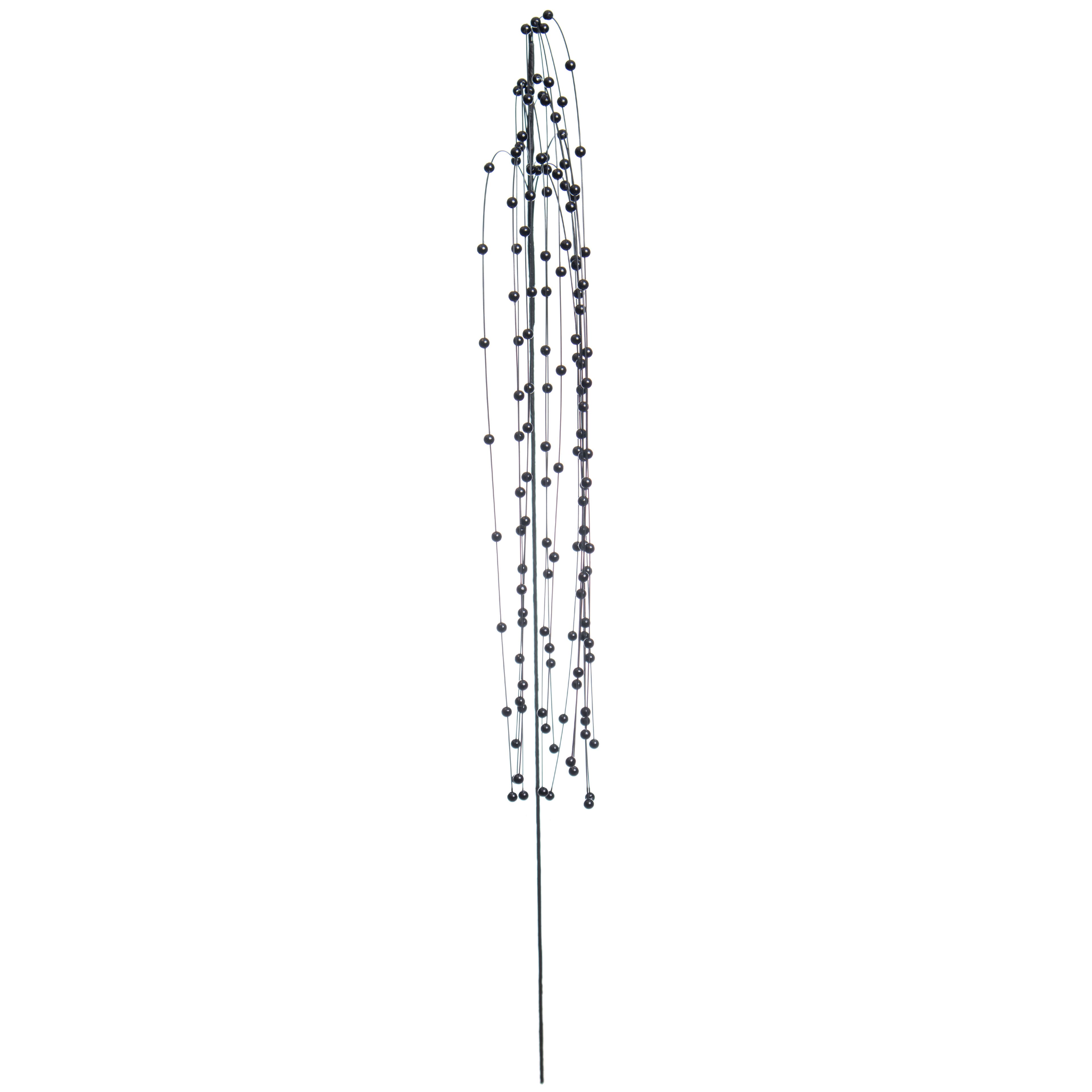 Tige de perles noires suspendues de 101,6&#xA0;cm d&#x2019;Ashland