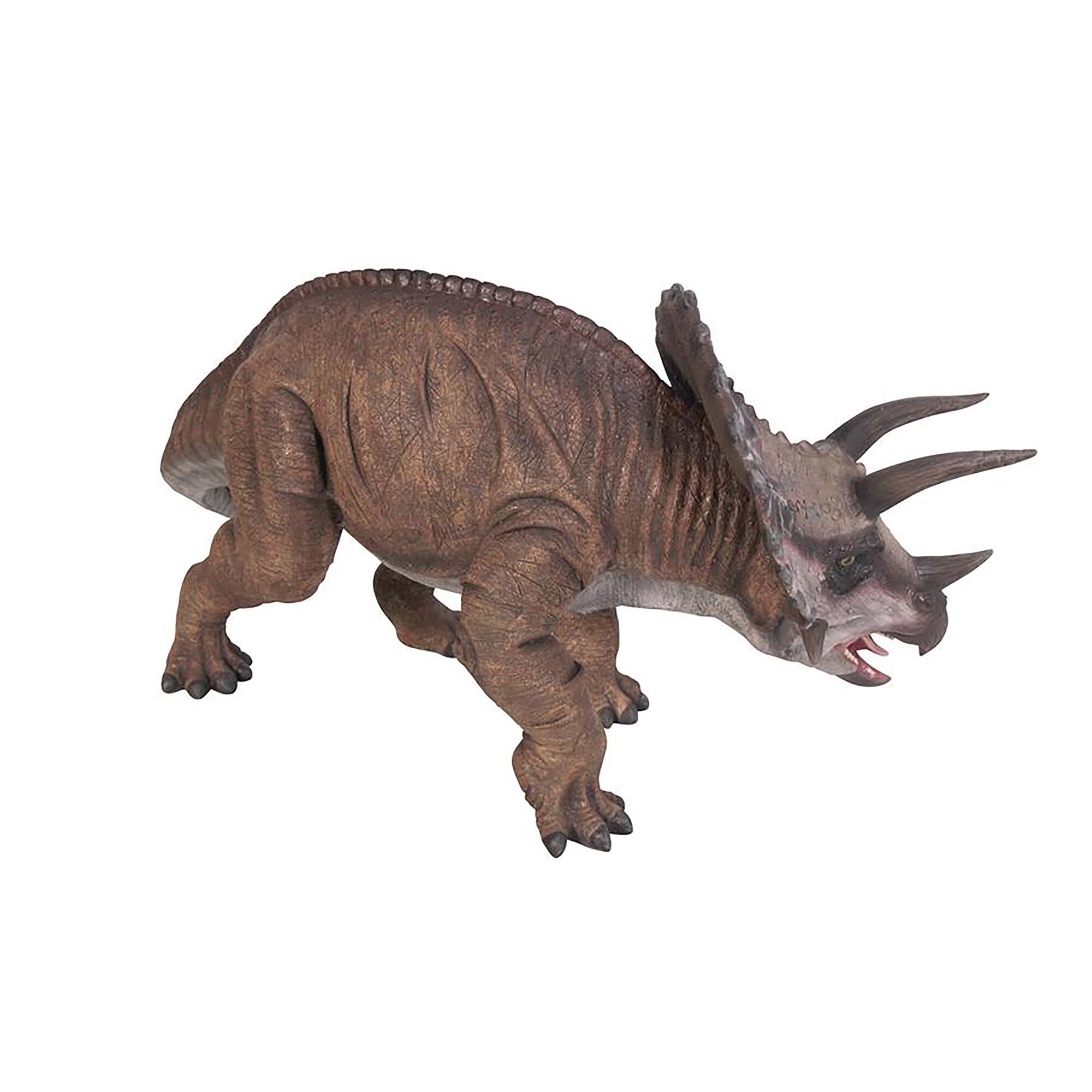 Design Toscano 20.5" Tall Triceratops Scaled Dinosaur Statue 