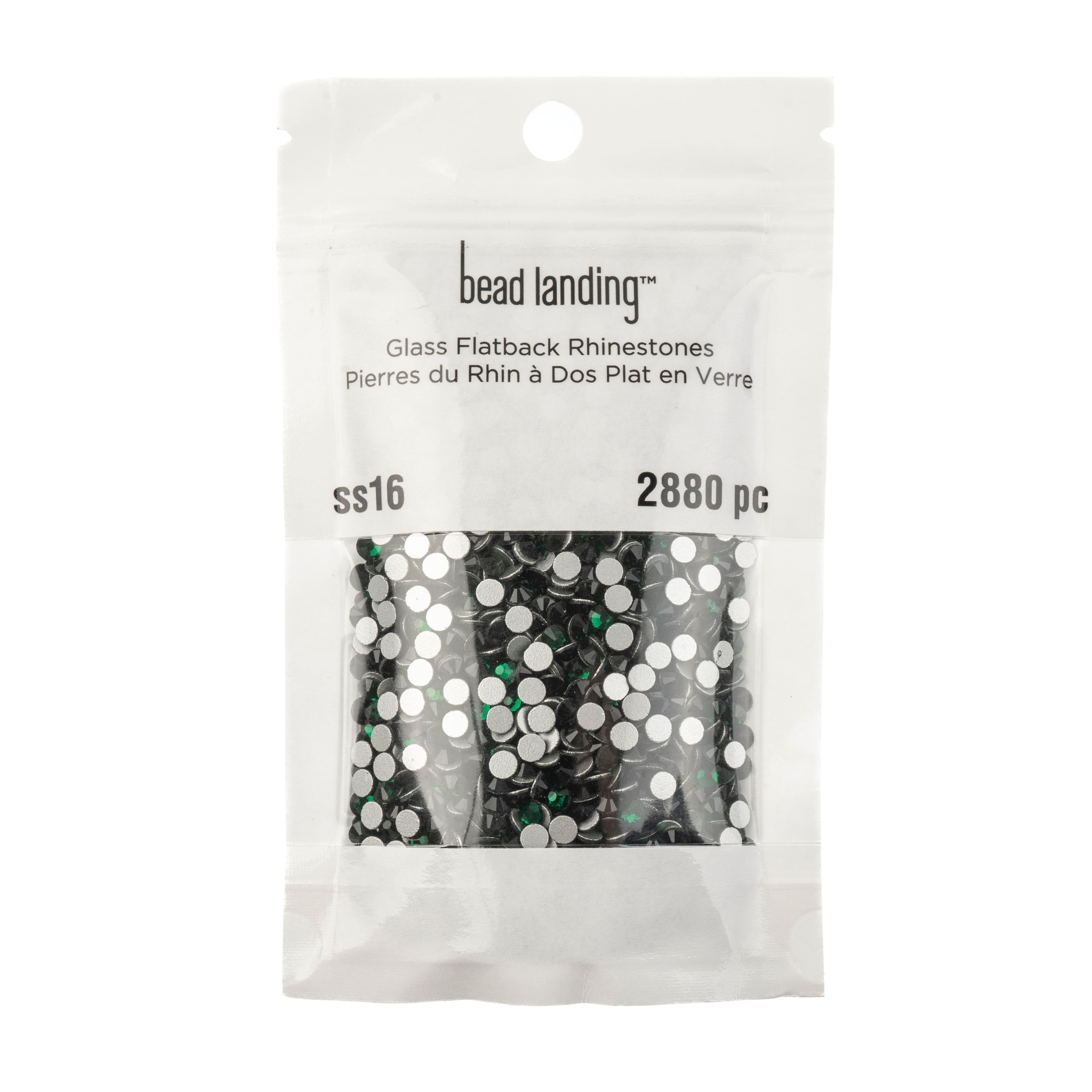 12 Pack: SS16 Glass Flatback Rhinestones by Bead Landing™