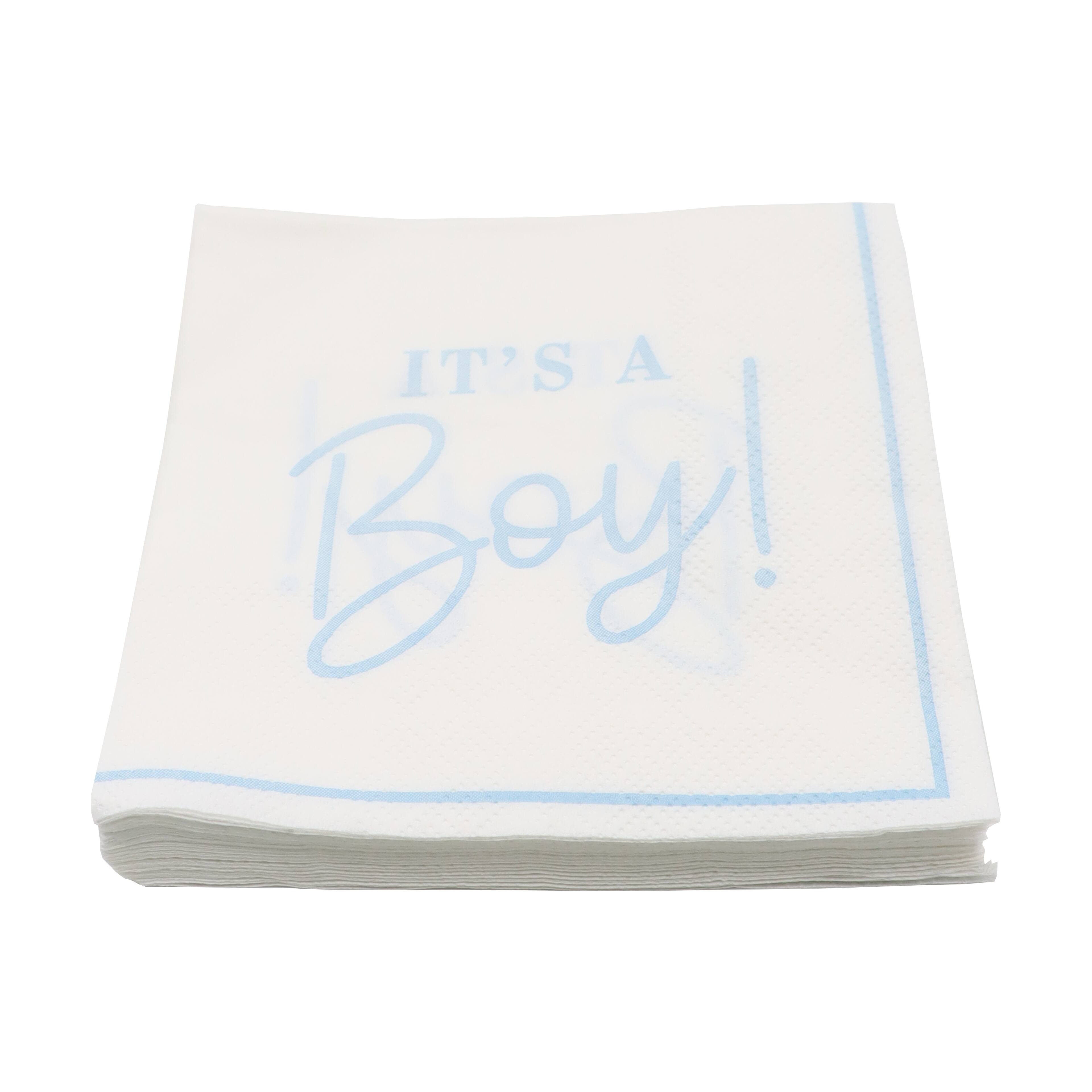 24 Packs: 20 ct. (480 total) It's a Boy Beverage Napkins by Celebrate It™