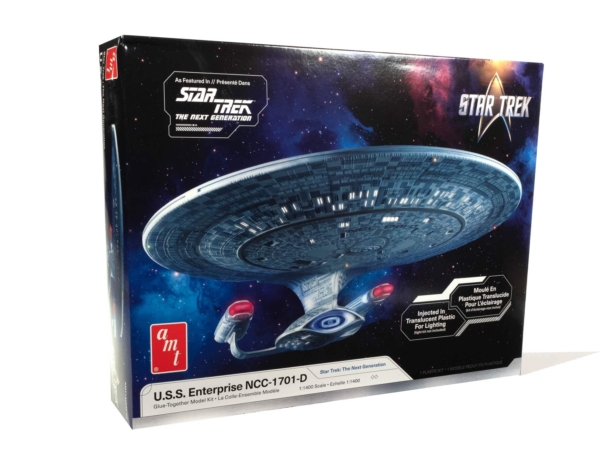 AMT&#xAE; Star Trek: The Next Generation U.S.S. Enterprise NCC-1701-D 1:1400 Scale Model Kit