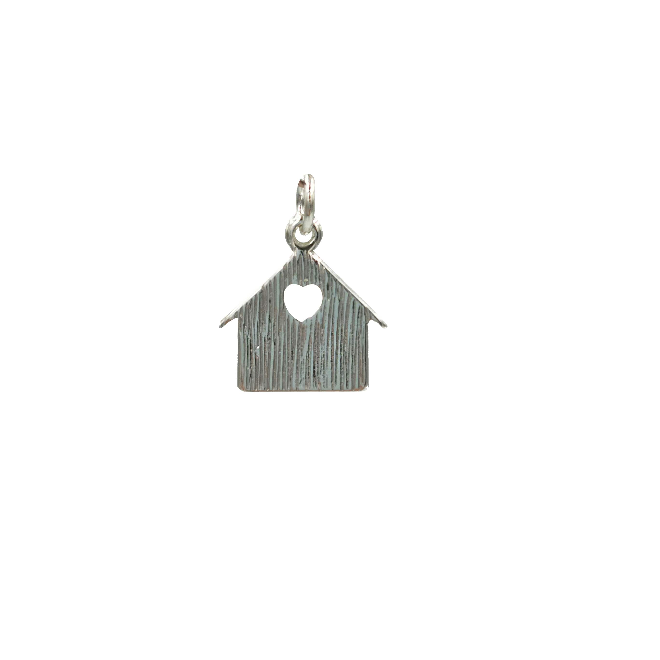 Charmalong&#x2122; Antique Silver Plated Home Charm by Bead Landing&#x2122;