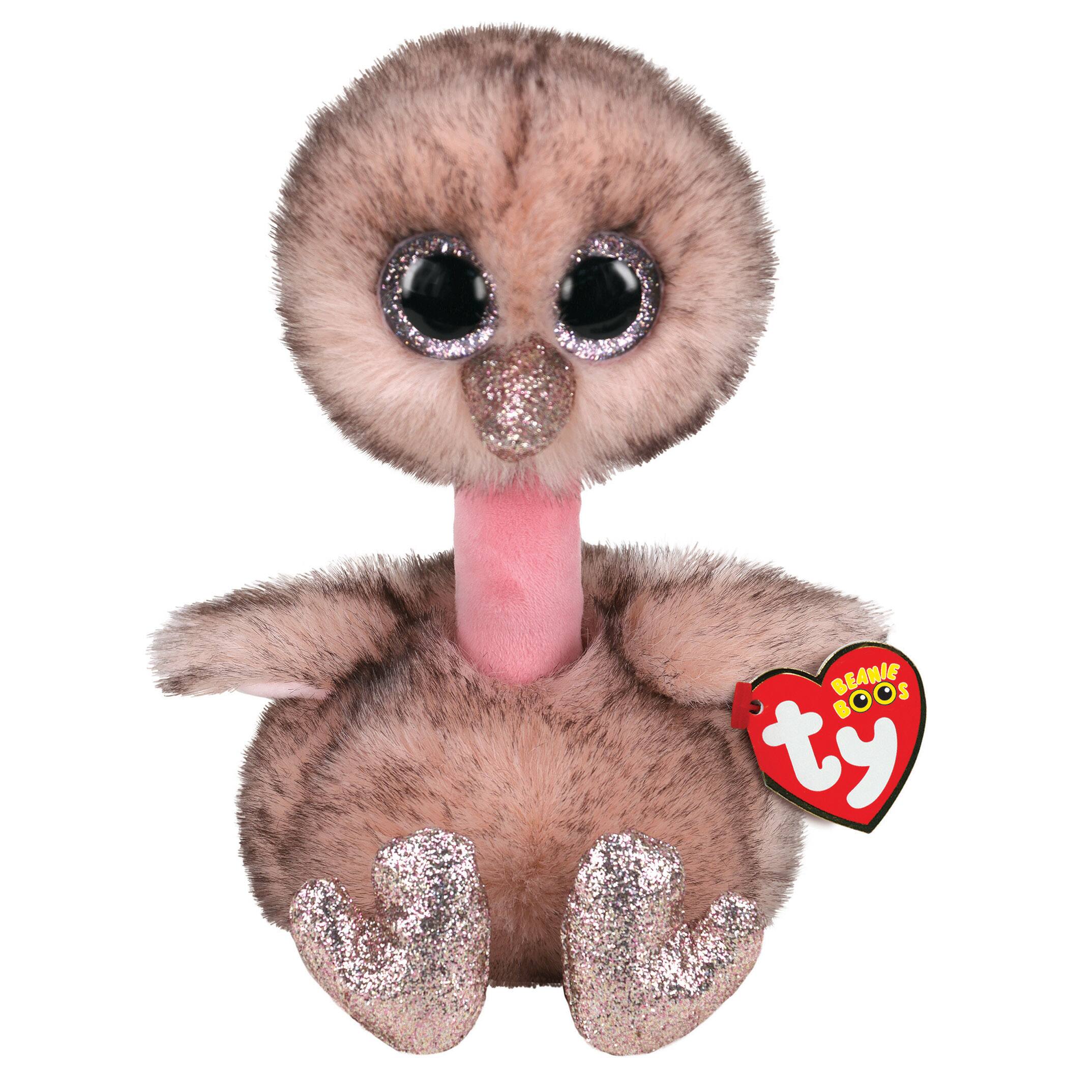 Henna Ostrich Ty Beanie Boos Plush stuffed animal figure 13" Medium new wit tags 