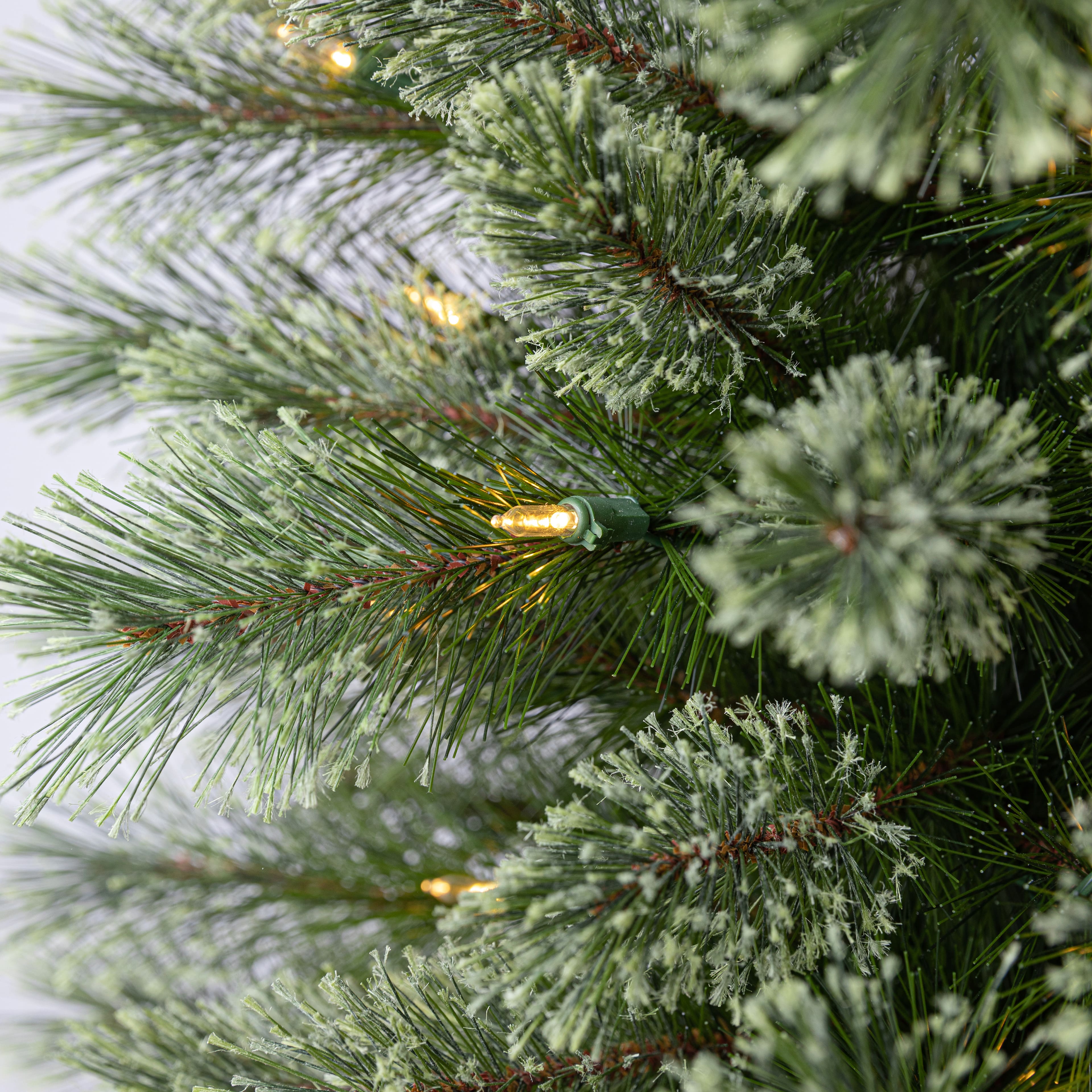 7ft. Pre-Lit Cashmere Pencil Artificial Christmas Tree, Warm White LED Lights by Ashland&#xAE;