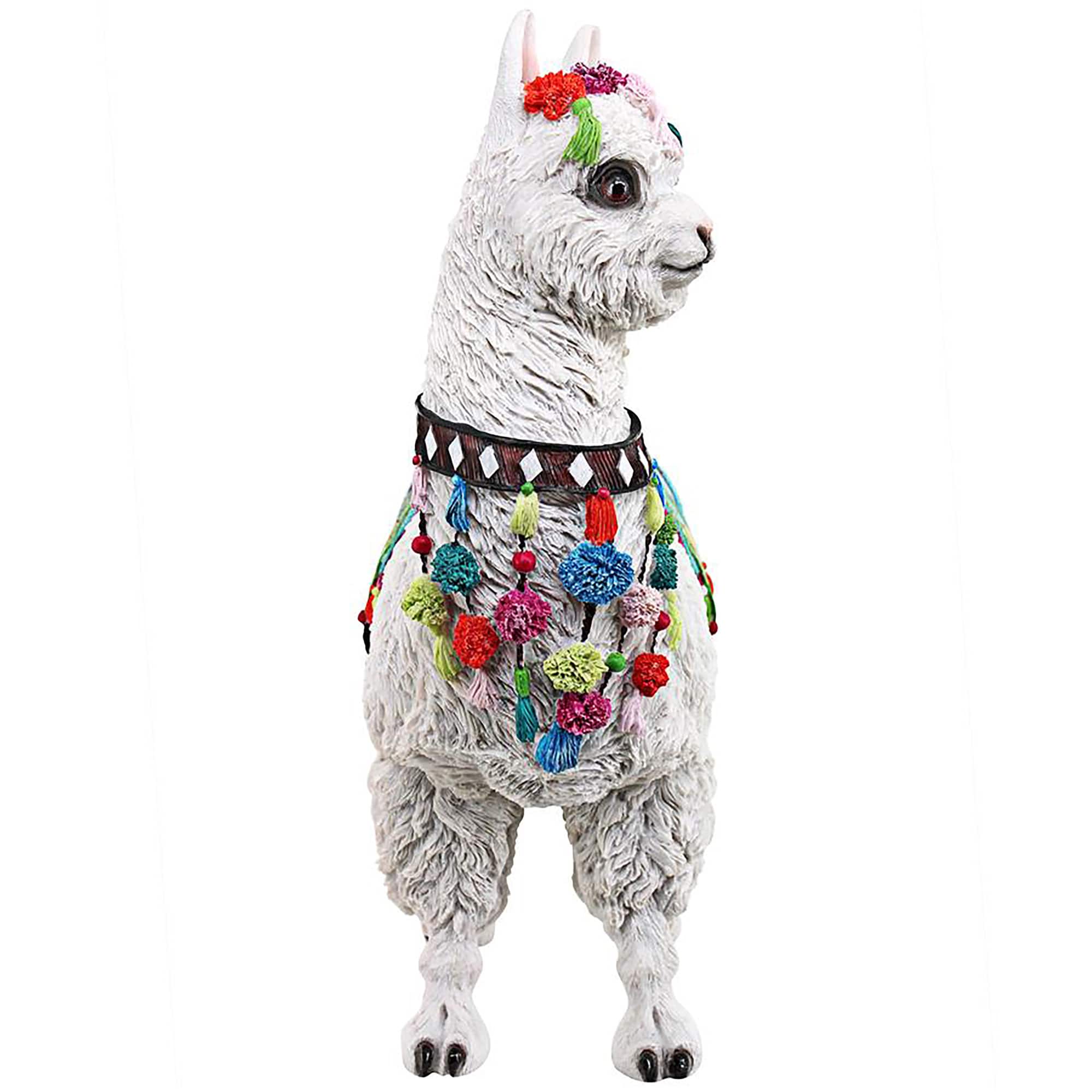 Design Toscano 14&#x22; Andes Alpaca of Rainbow Mountain Statue