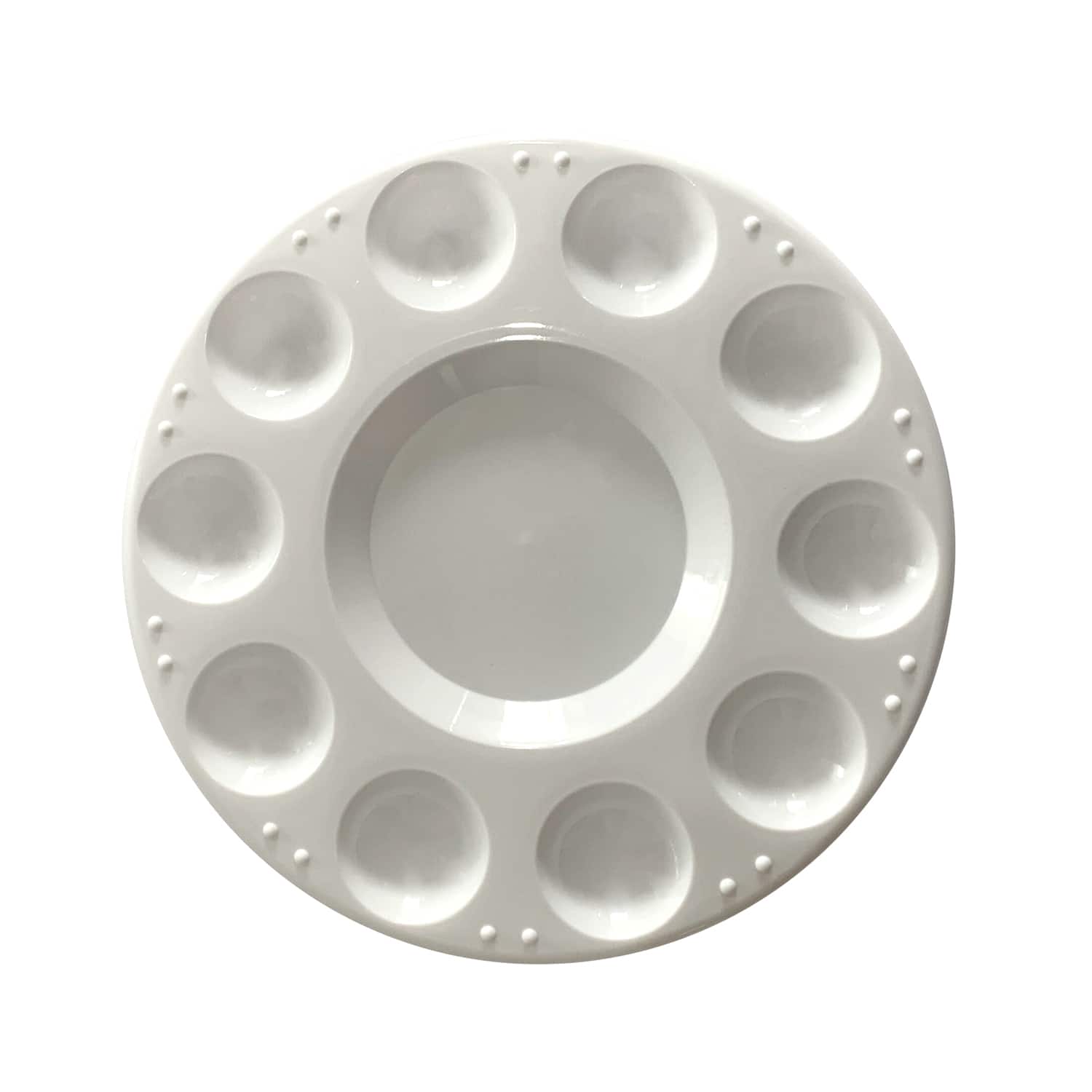 12 Pack: 10-Well Paint Palette with Lid by Craft Smart®