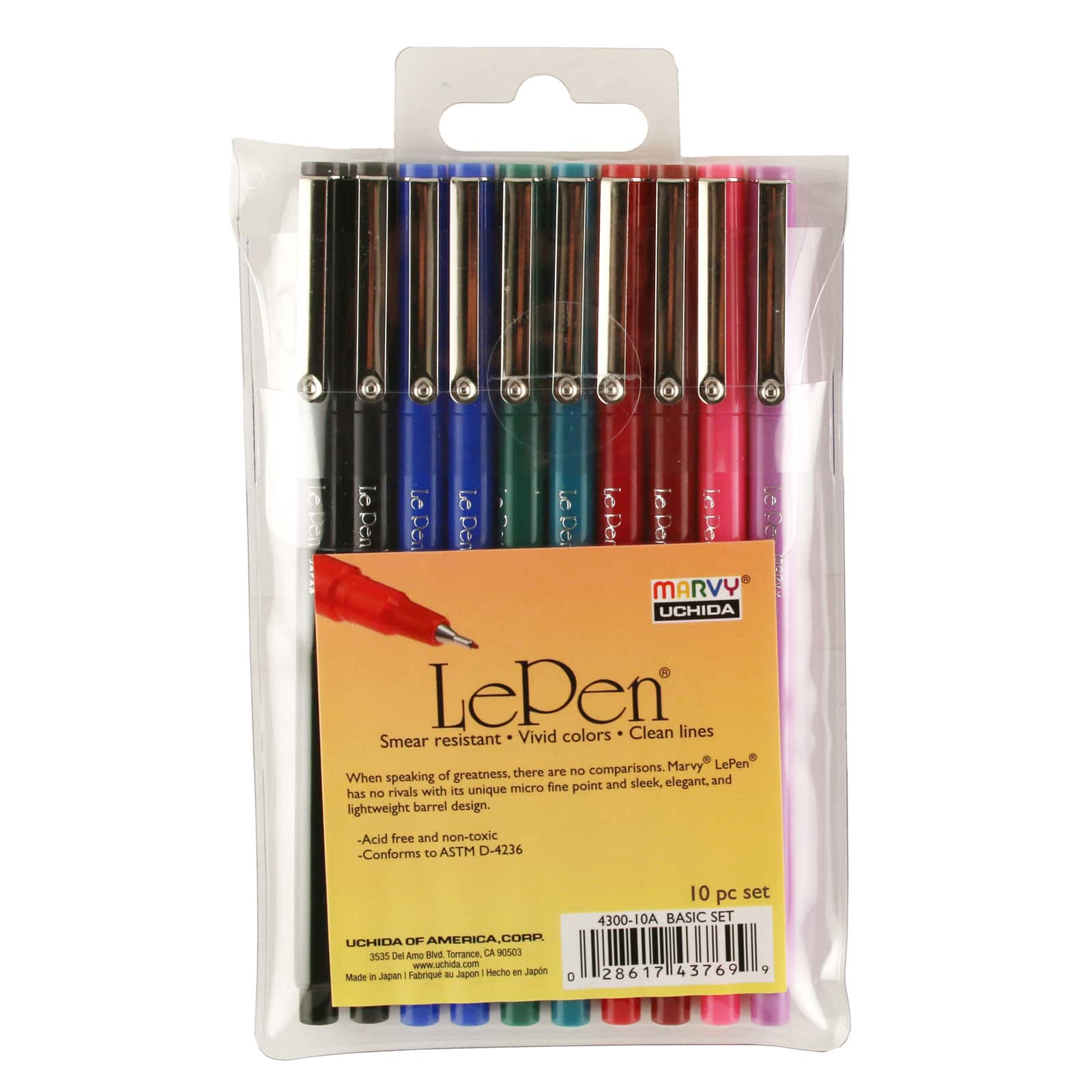 Marvy® Uchida LePen® Basic Colors