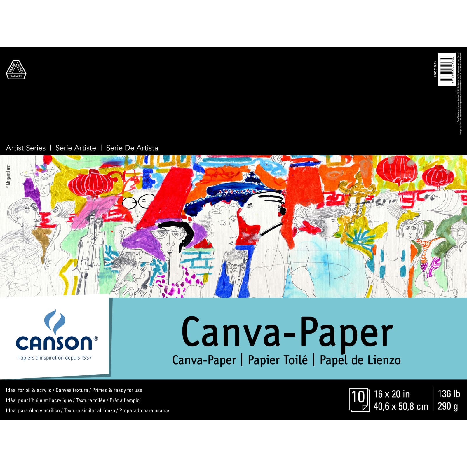 Canson&#xAE; Artist Series Canva-Paper Pad