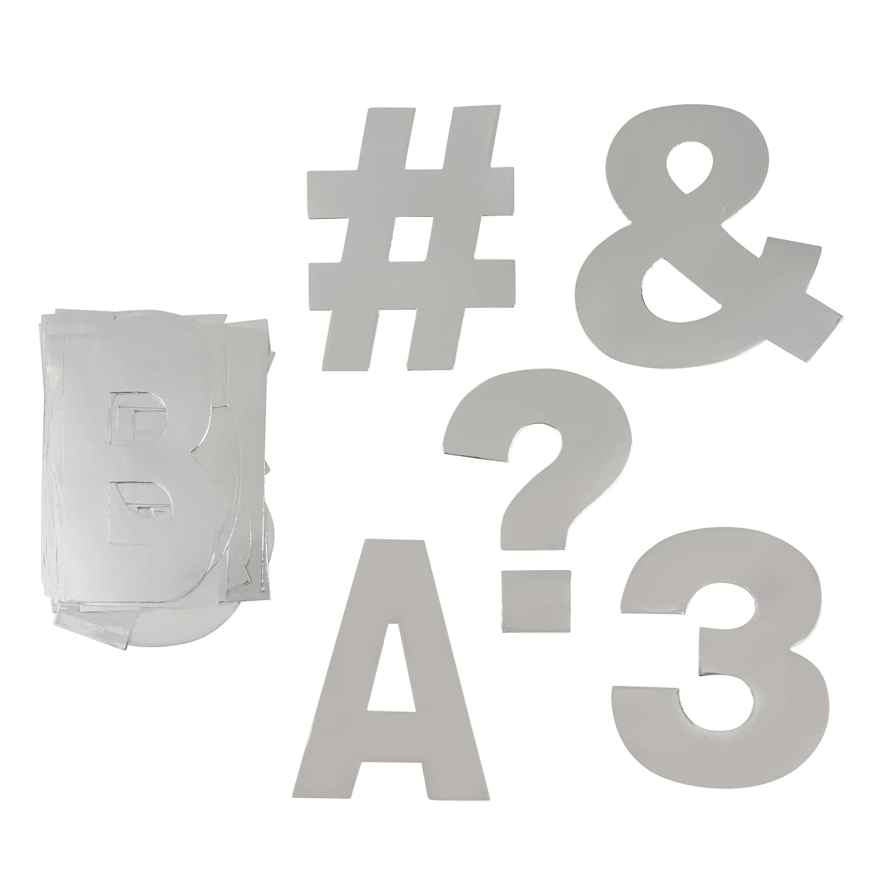 4" Holographic Project Letters, Numbers & Characters by B2C™